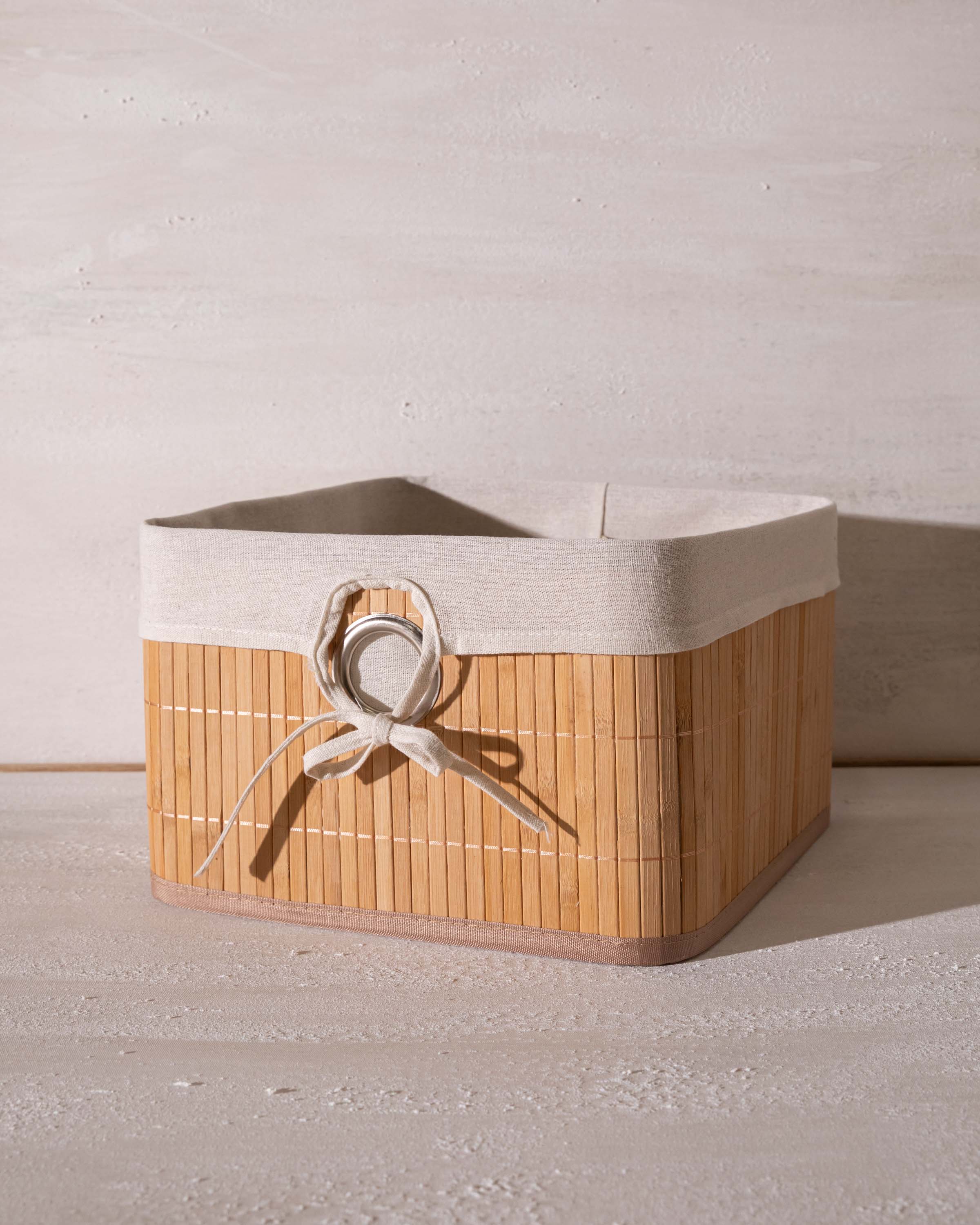 Caja Bambú Rudifer Plegable Natural