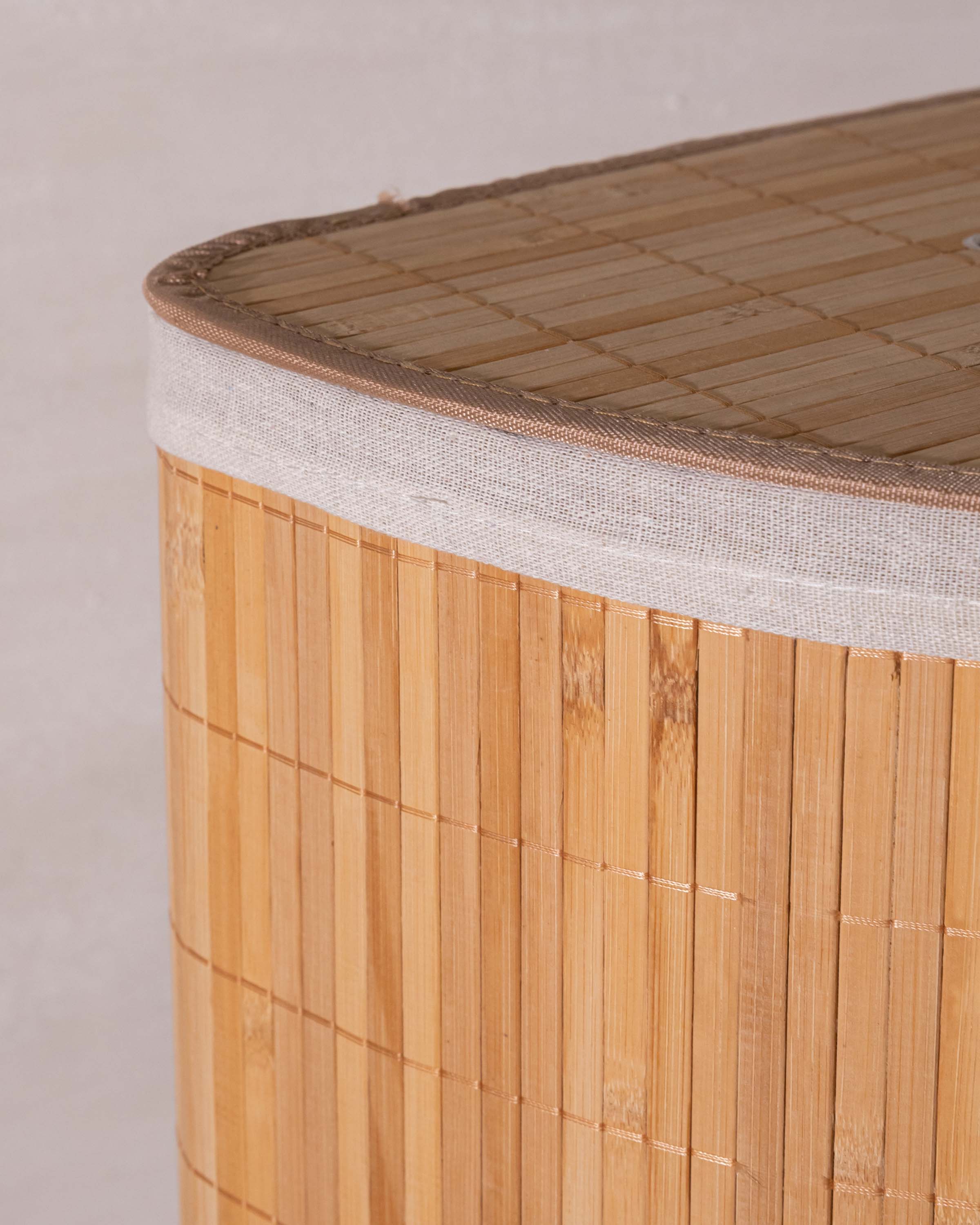 Cesto Ropa Almatine Plegable Bambú