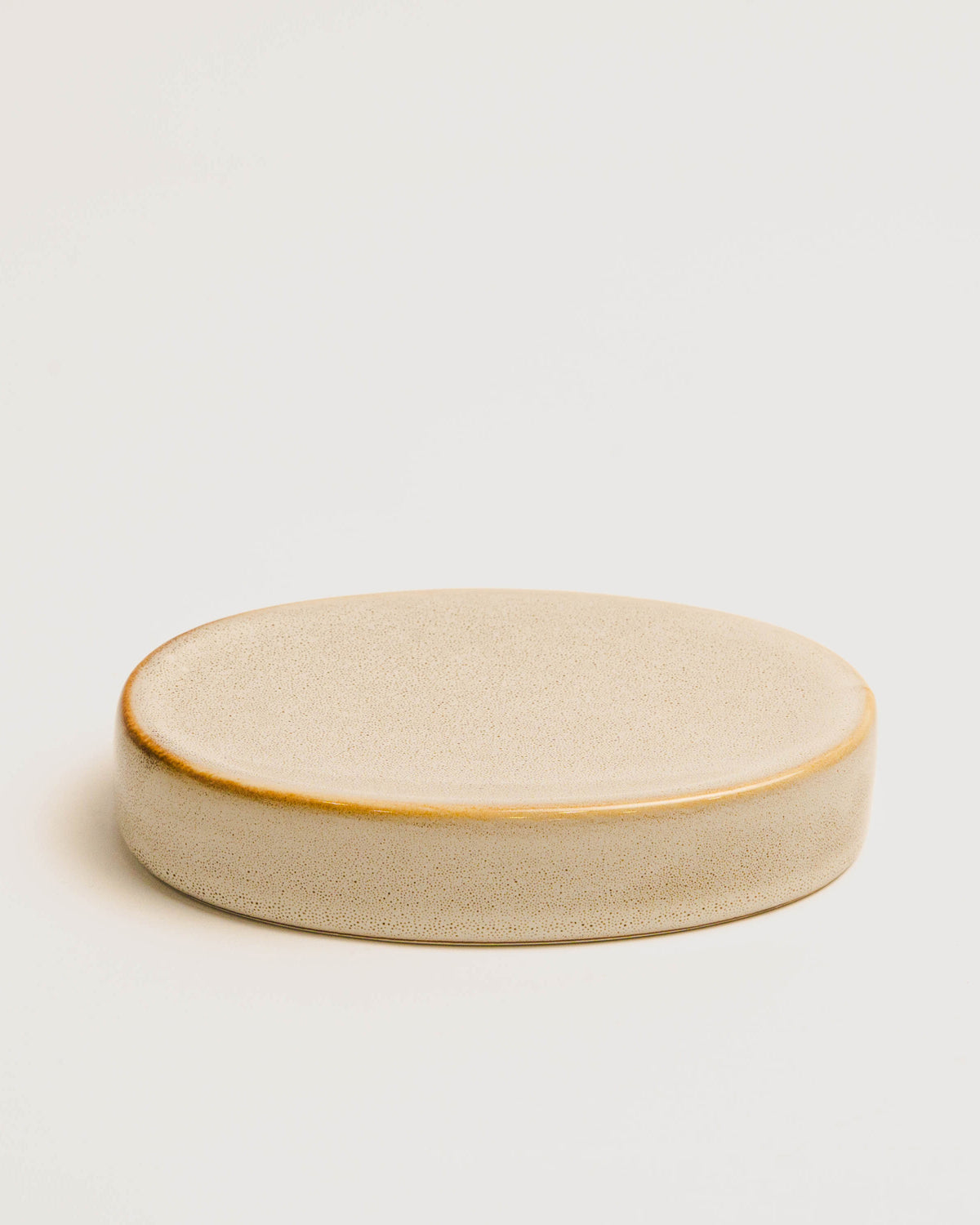 Esvenia Green Stoneware Bathroom Soap Dish