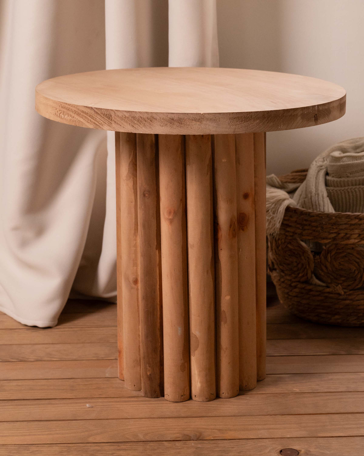 Brown Wooden Coffee Table