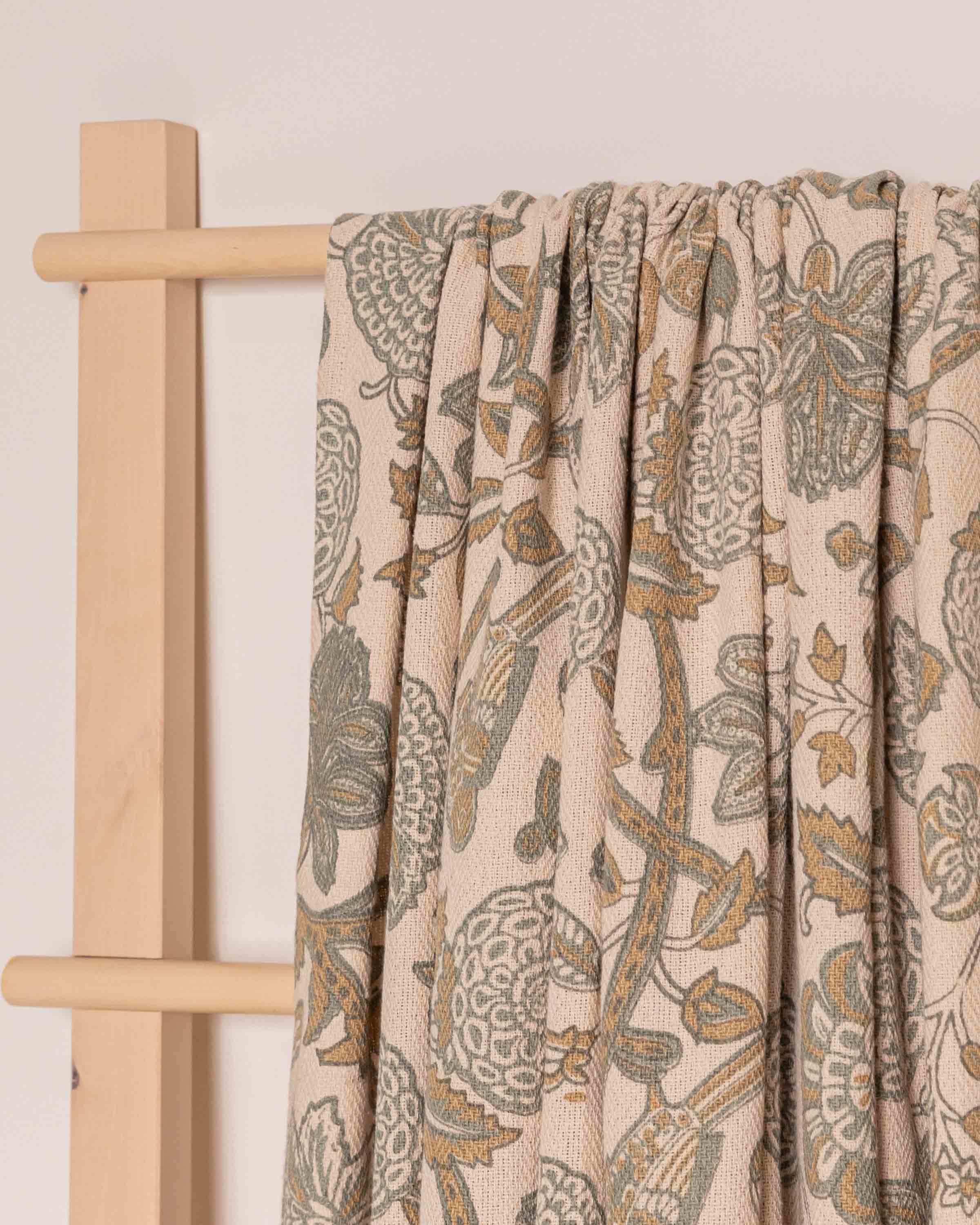 Plaid estampación verde seco