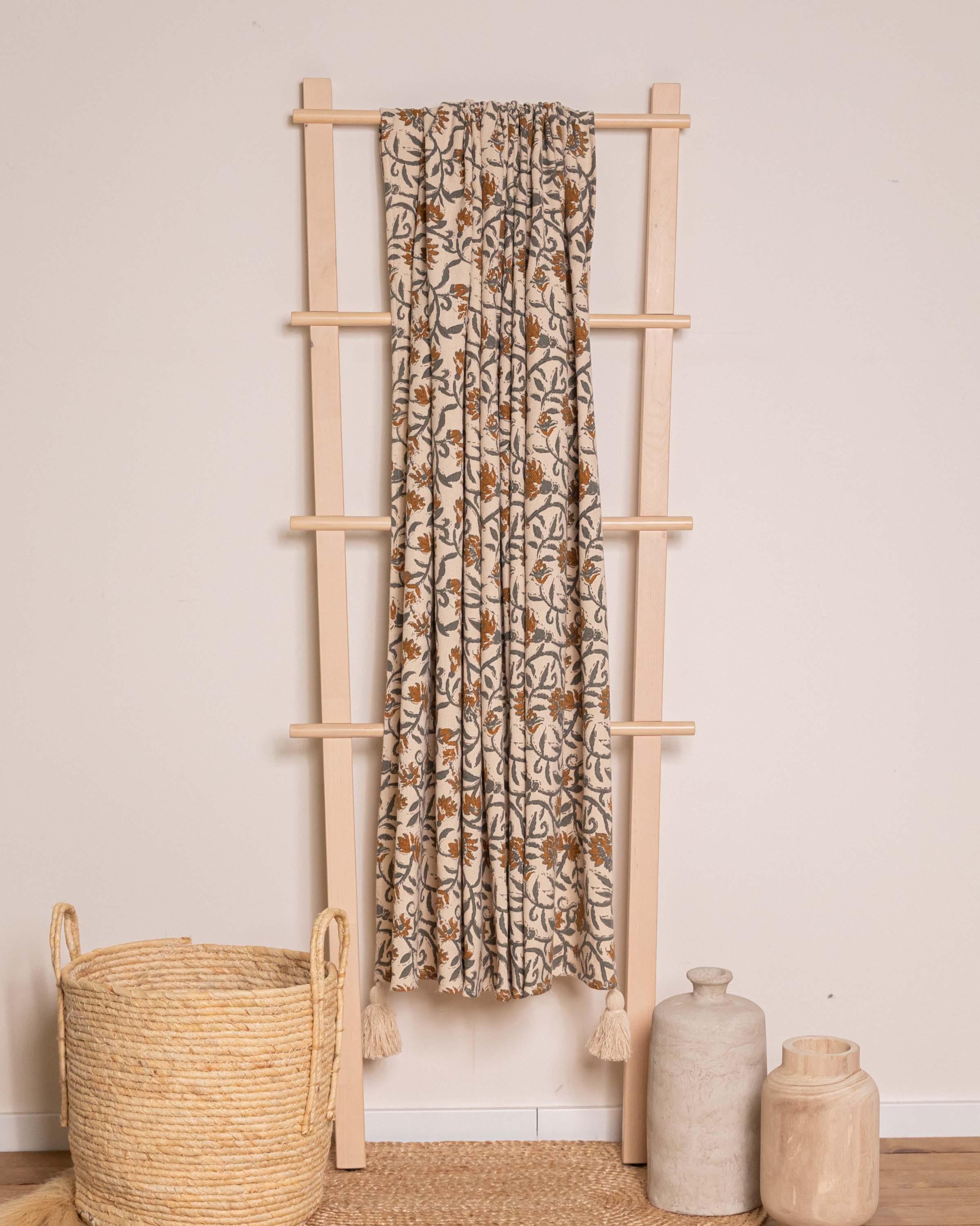 Plaid Algodón Floral