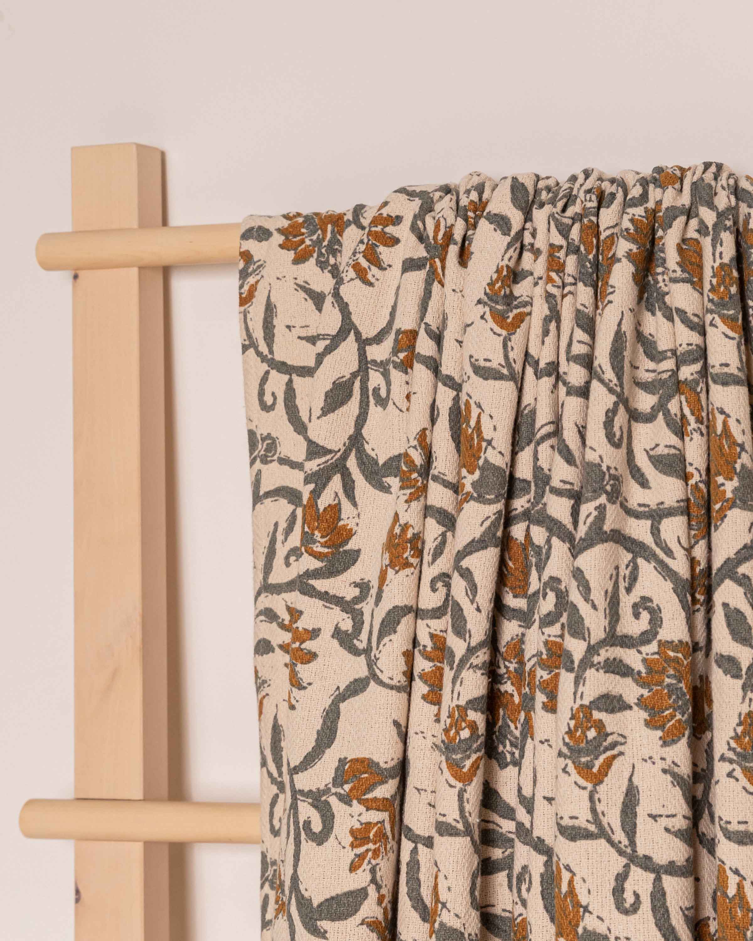 Plaid Algodón Floral