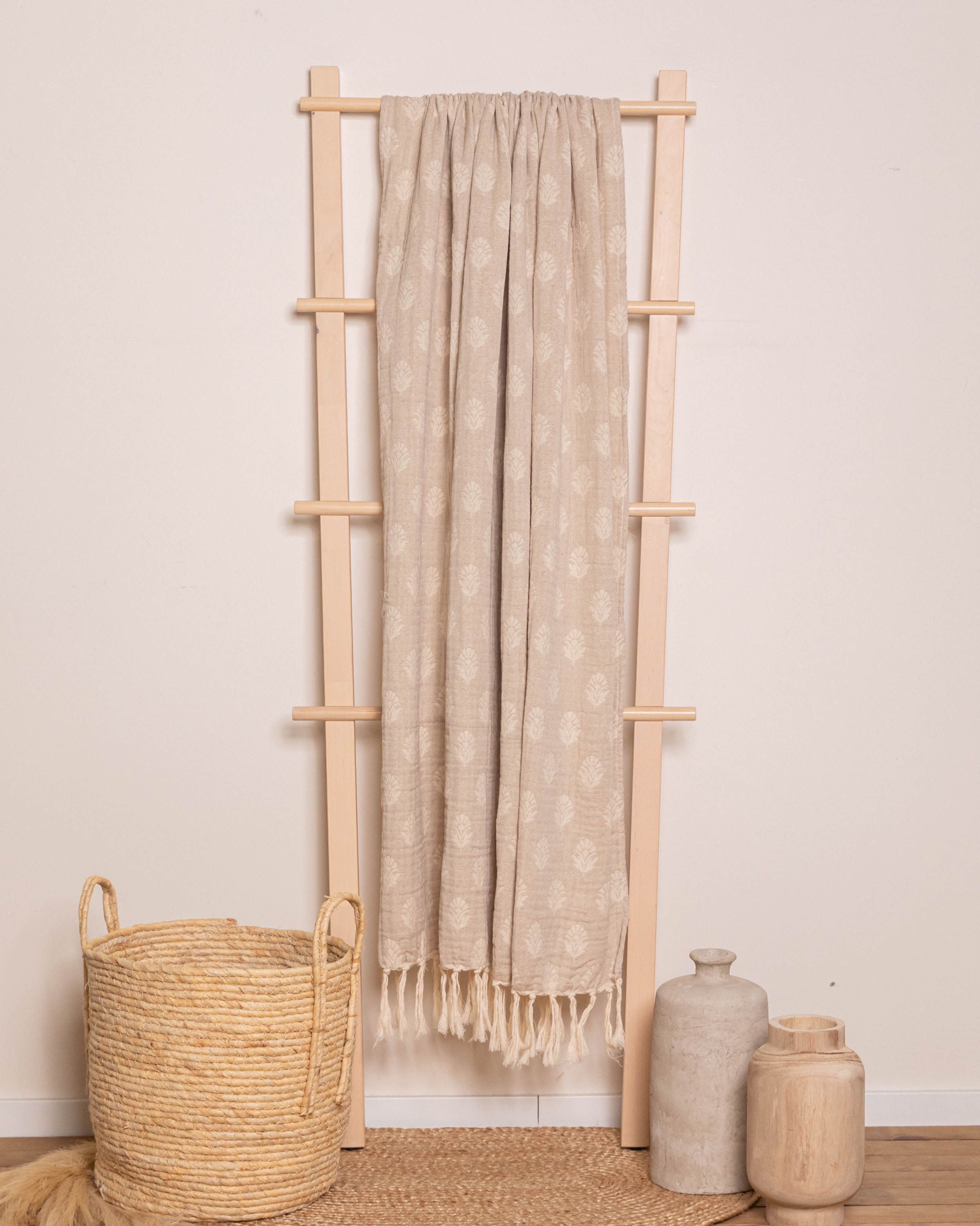 Plaid doble tela espiga