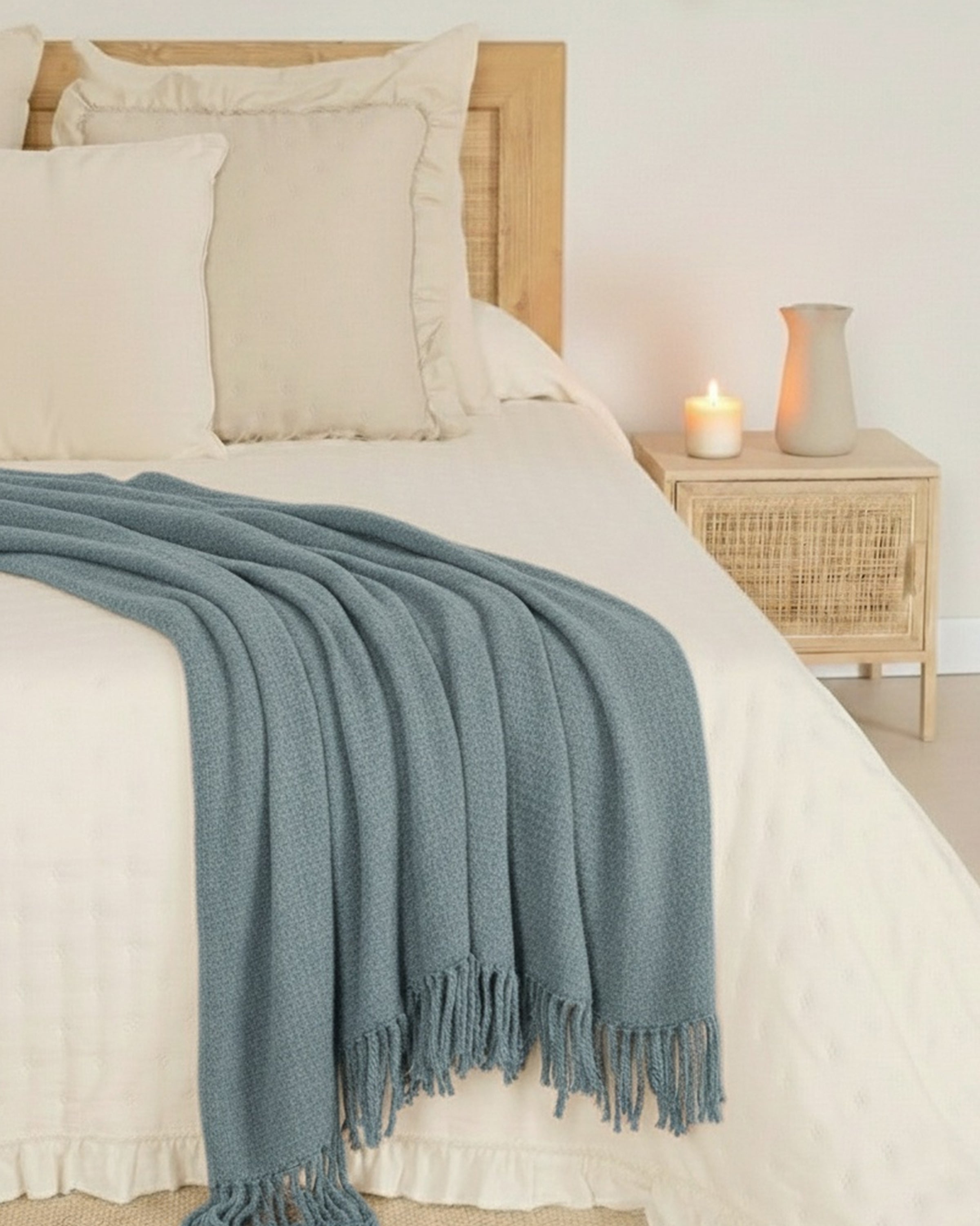 Plaid Chenilla Azul Keike