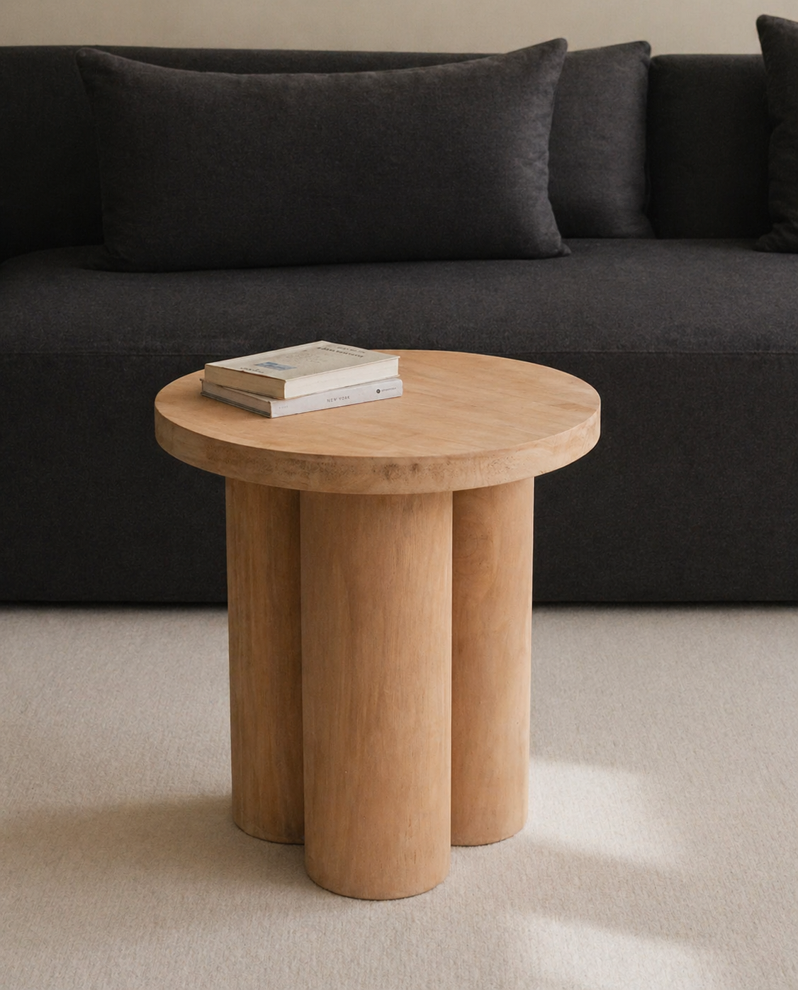 Mesa de centro madera marrón