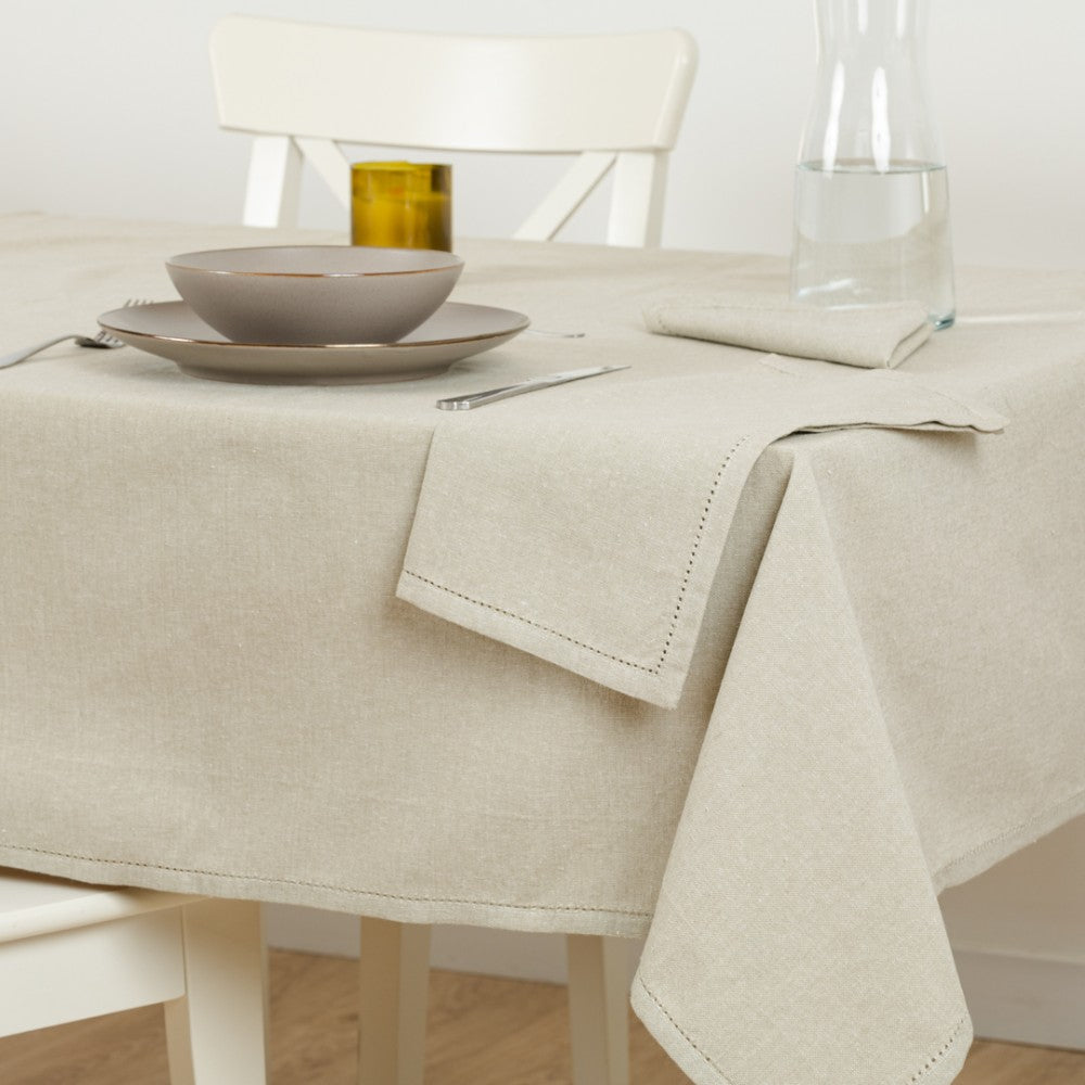 Lot de 4 serviettes grises unies