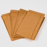 Set 4 Servilletas Liso Ocre