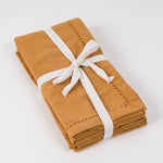 Set 4 Tovallons Llis Ocre