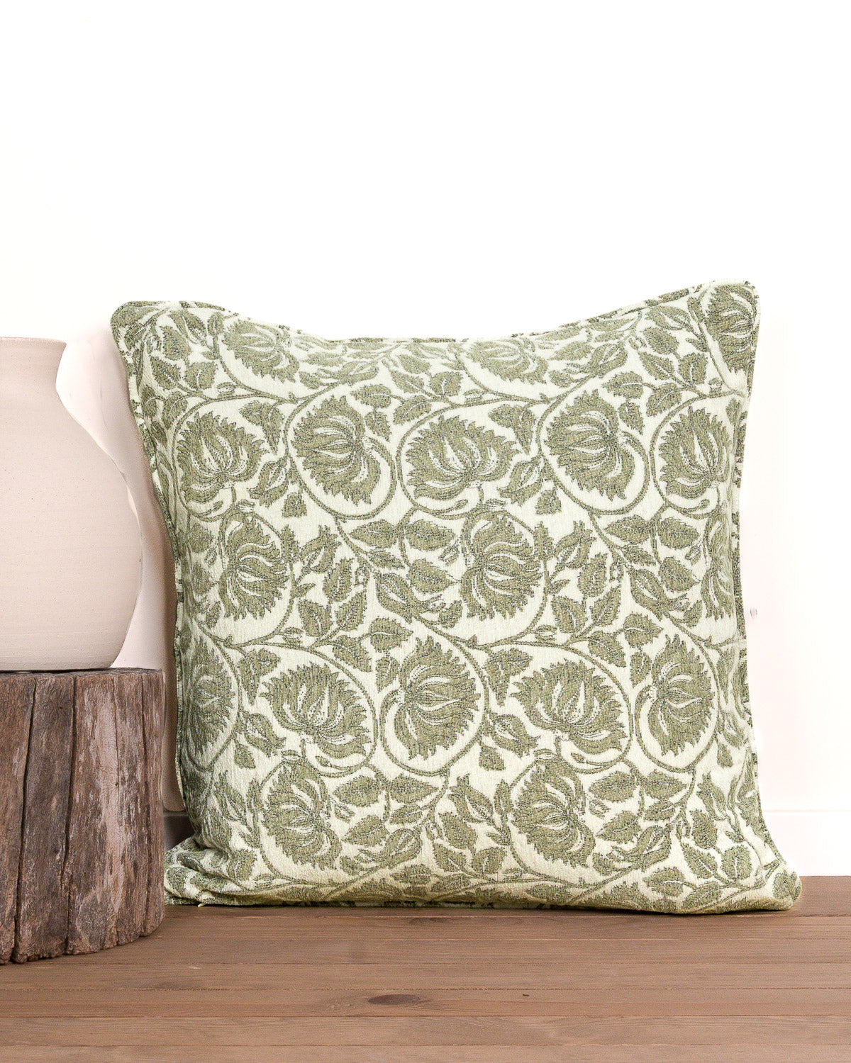 Cojín Jacquard Chenilla Venus Verdette