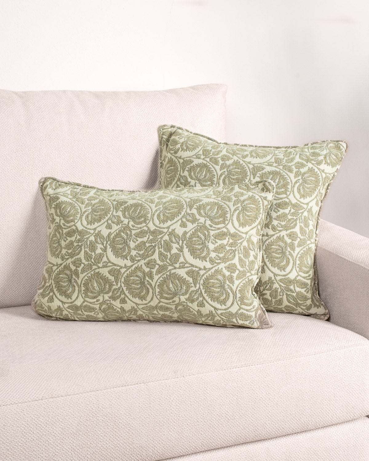 Cojín Jacquard Chenilla Venus Verdette