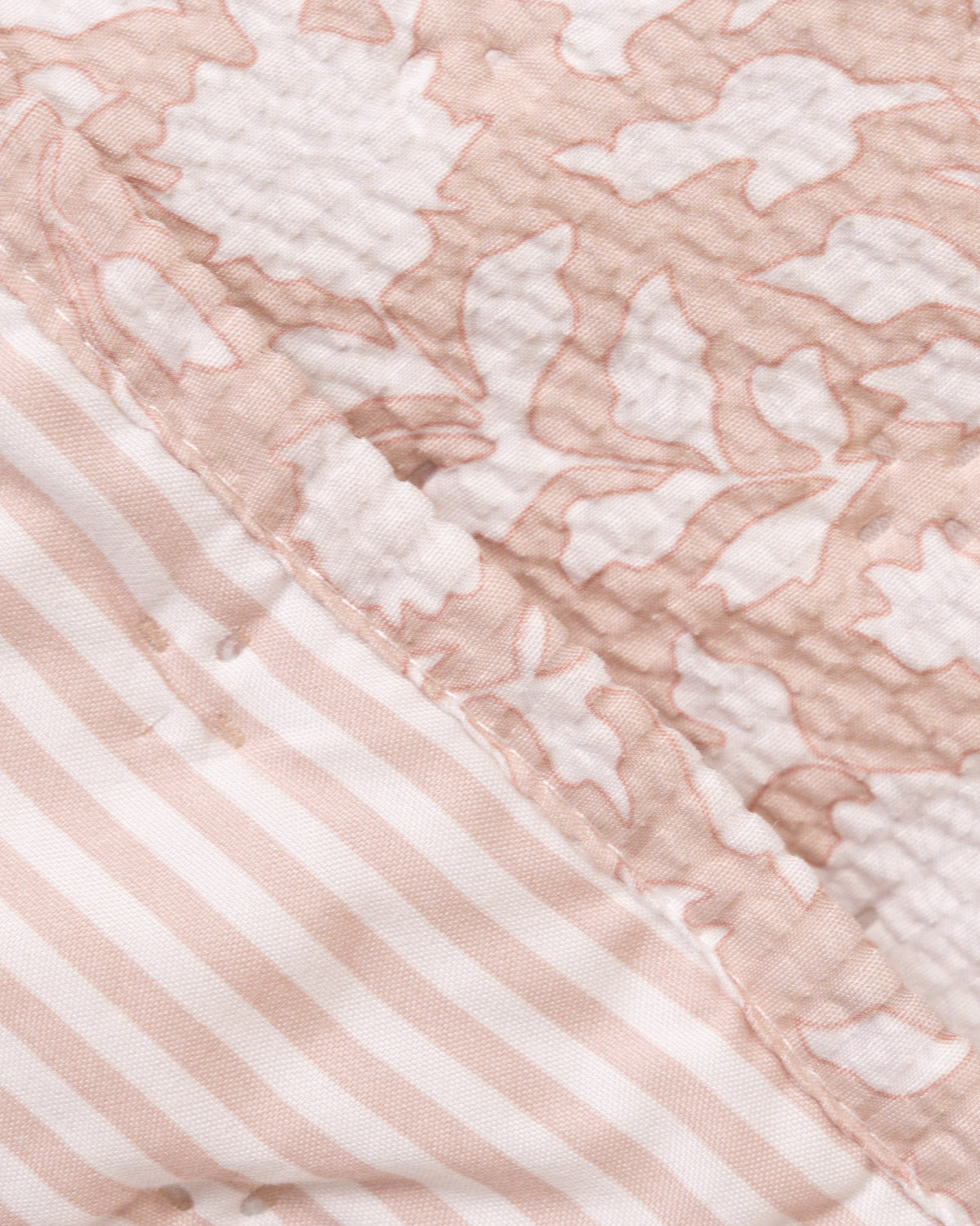 Colcha Seersucker Mozarabe rosa keike