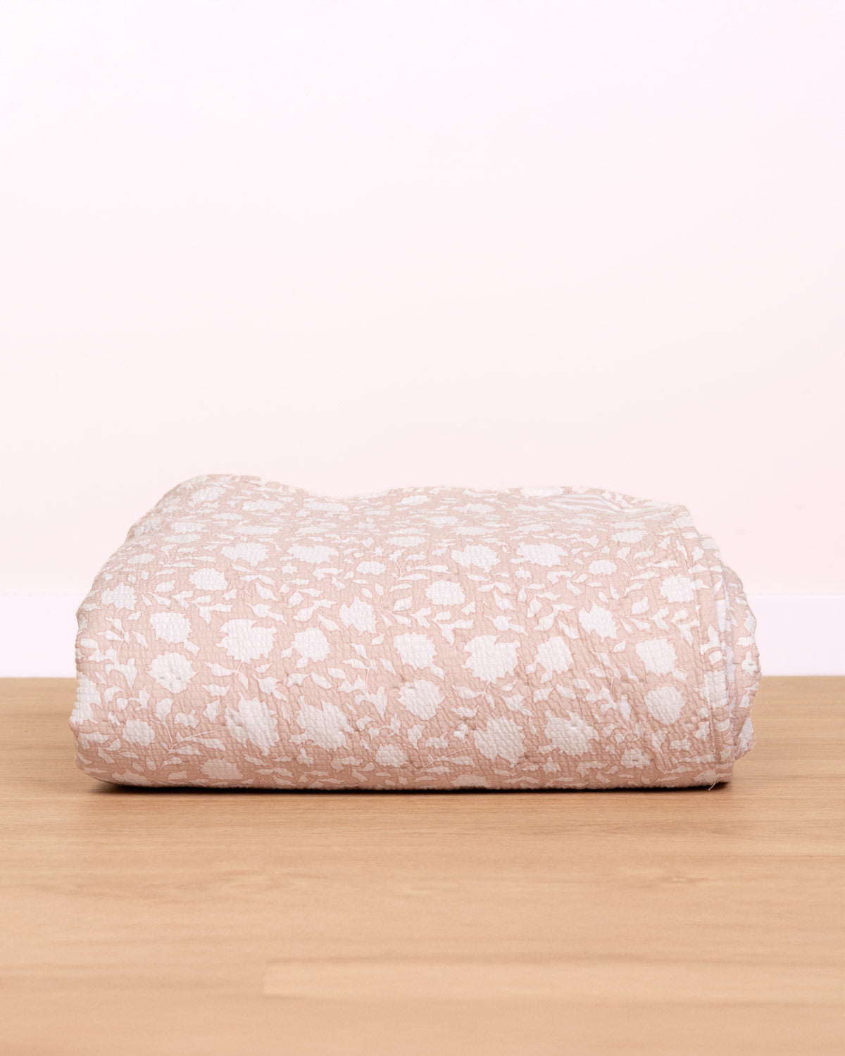 Colcha Seersucker Mozarabe rosa keike