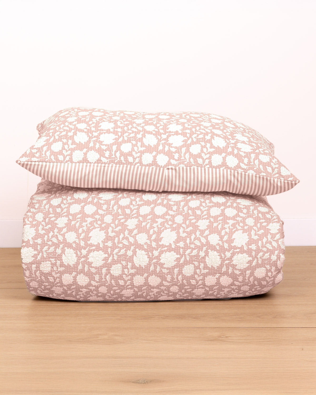 Funda Nórdica Seersucker Mozarabe Rosa Keike