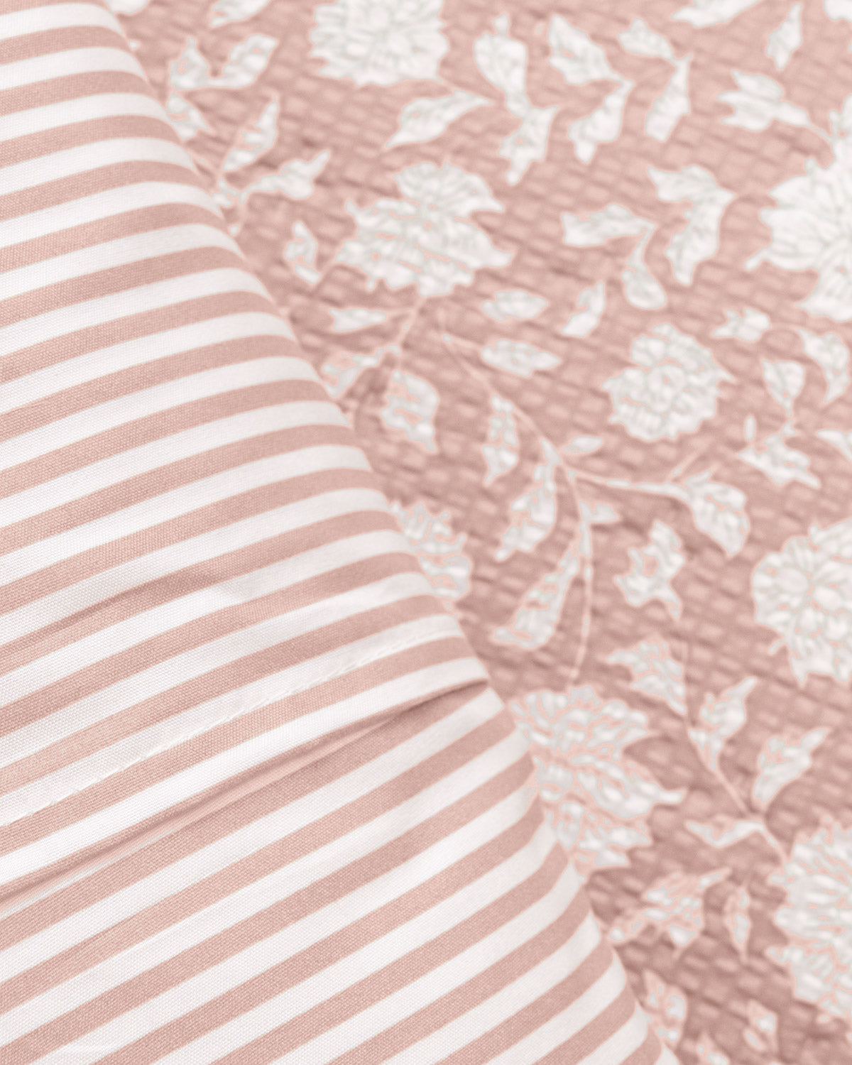 Funda Nórdica Seersucker Mozarabe Rosa Keike