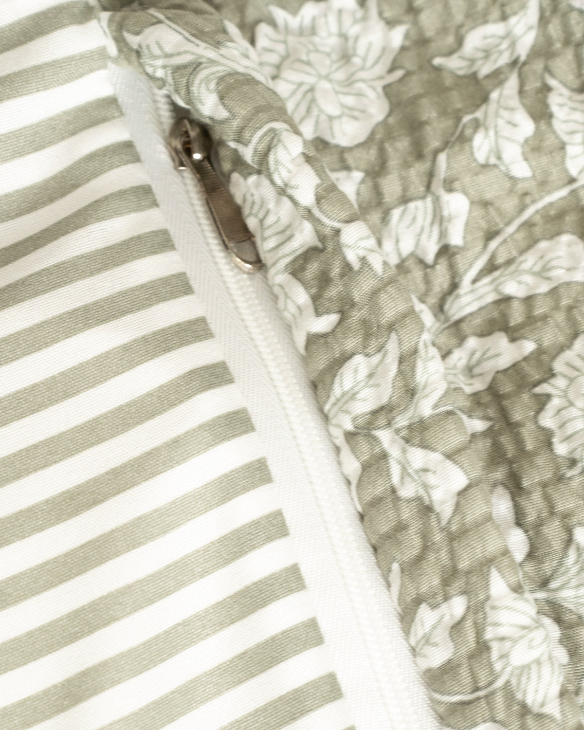 Funda Nórdica Seersucker Mozarabe Verde Seco