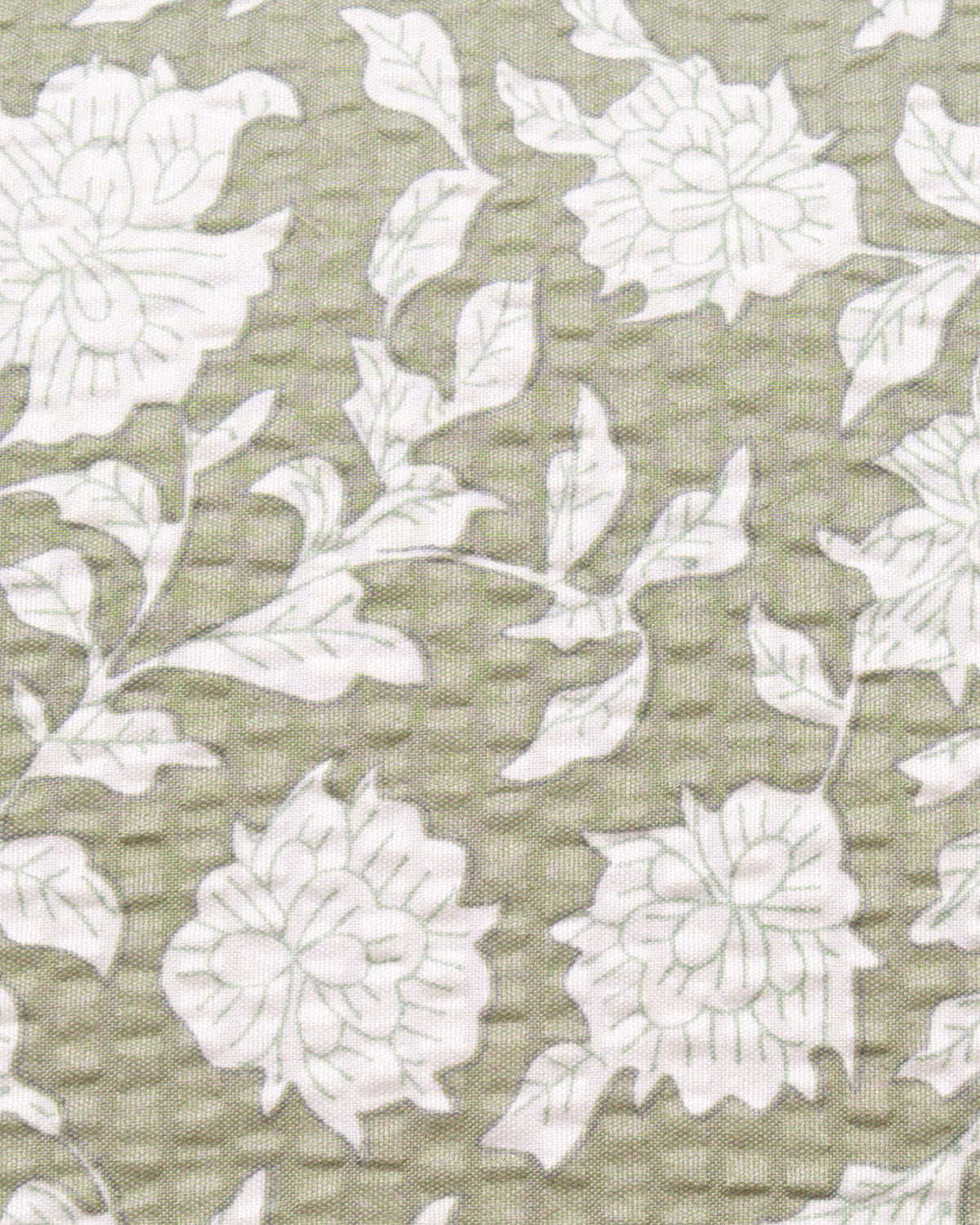 Funda Nórdica Seersucker Mozarabe Verde Seco