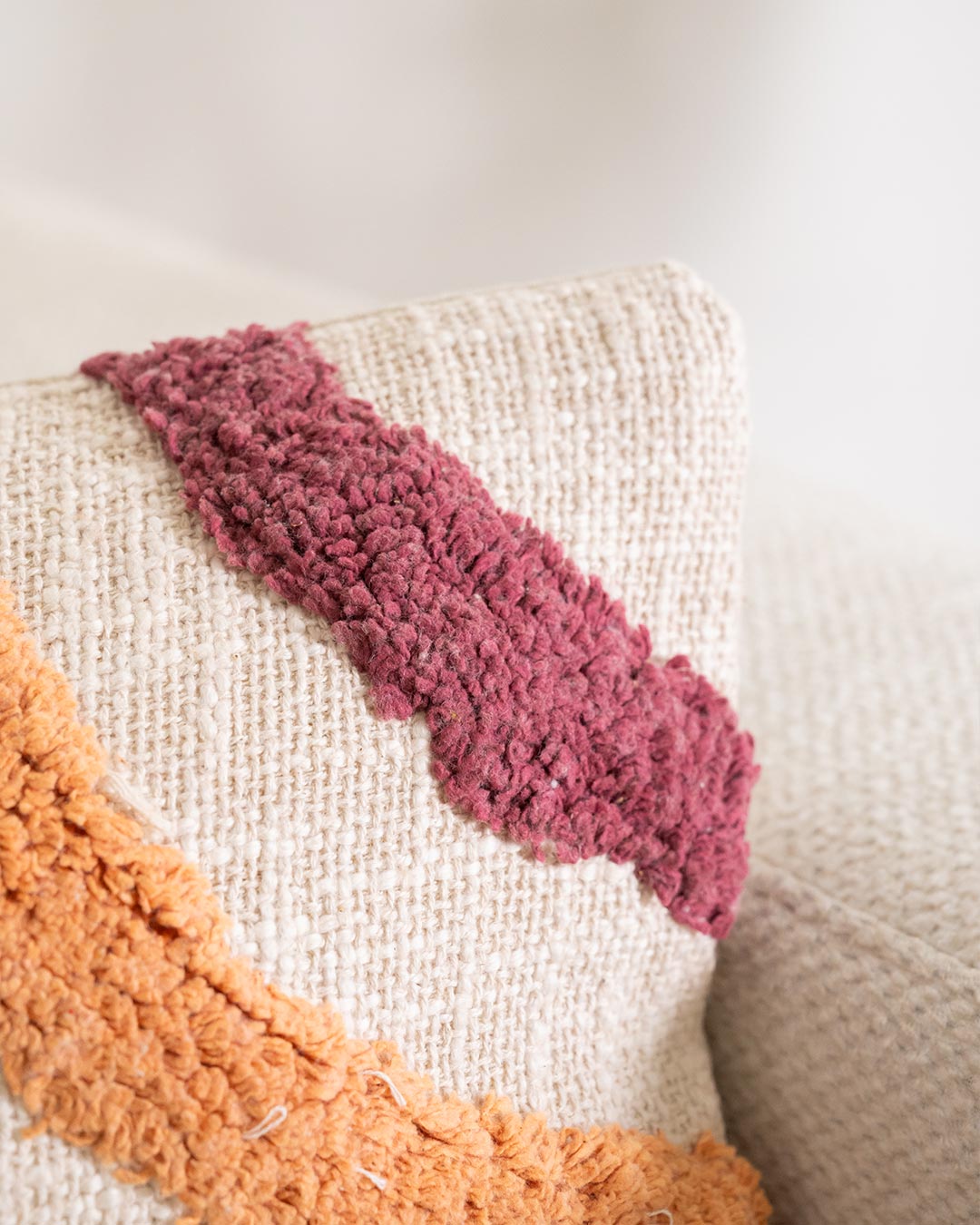 Coussin en coton Lena Earth
