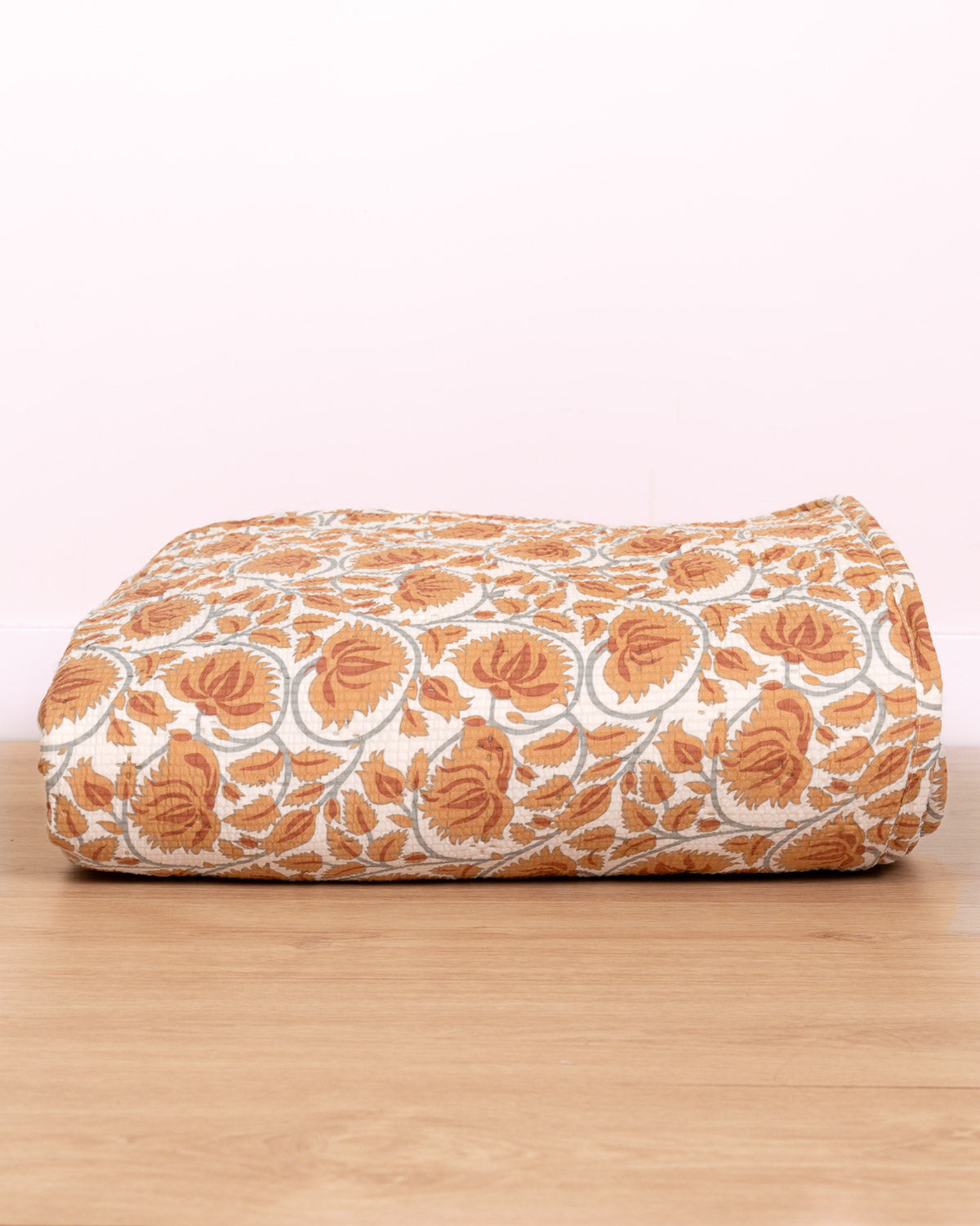 Colcha Seersucker Venus verde seco