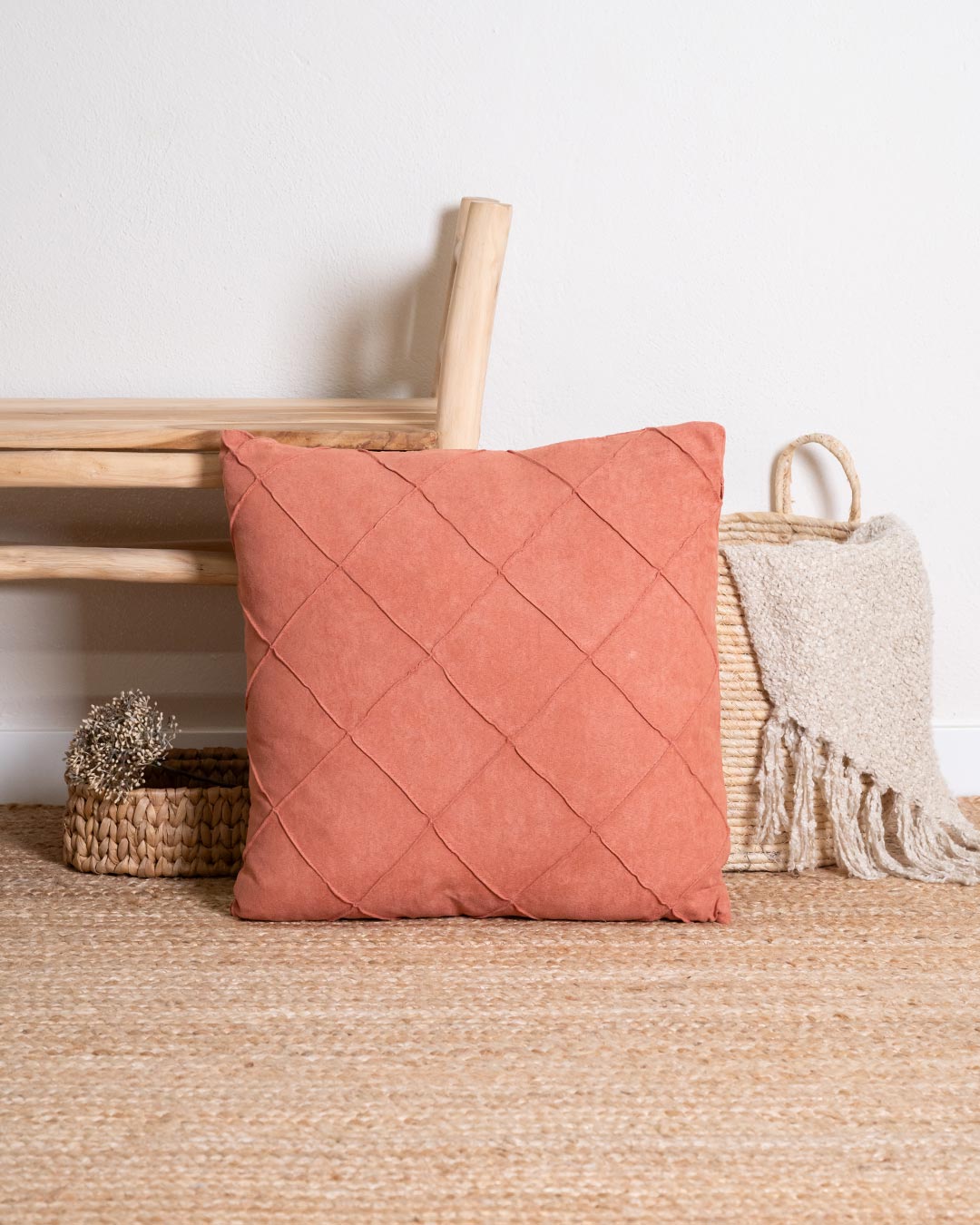 Nouvelle Caldera en daim à coussin Rhombo