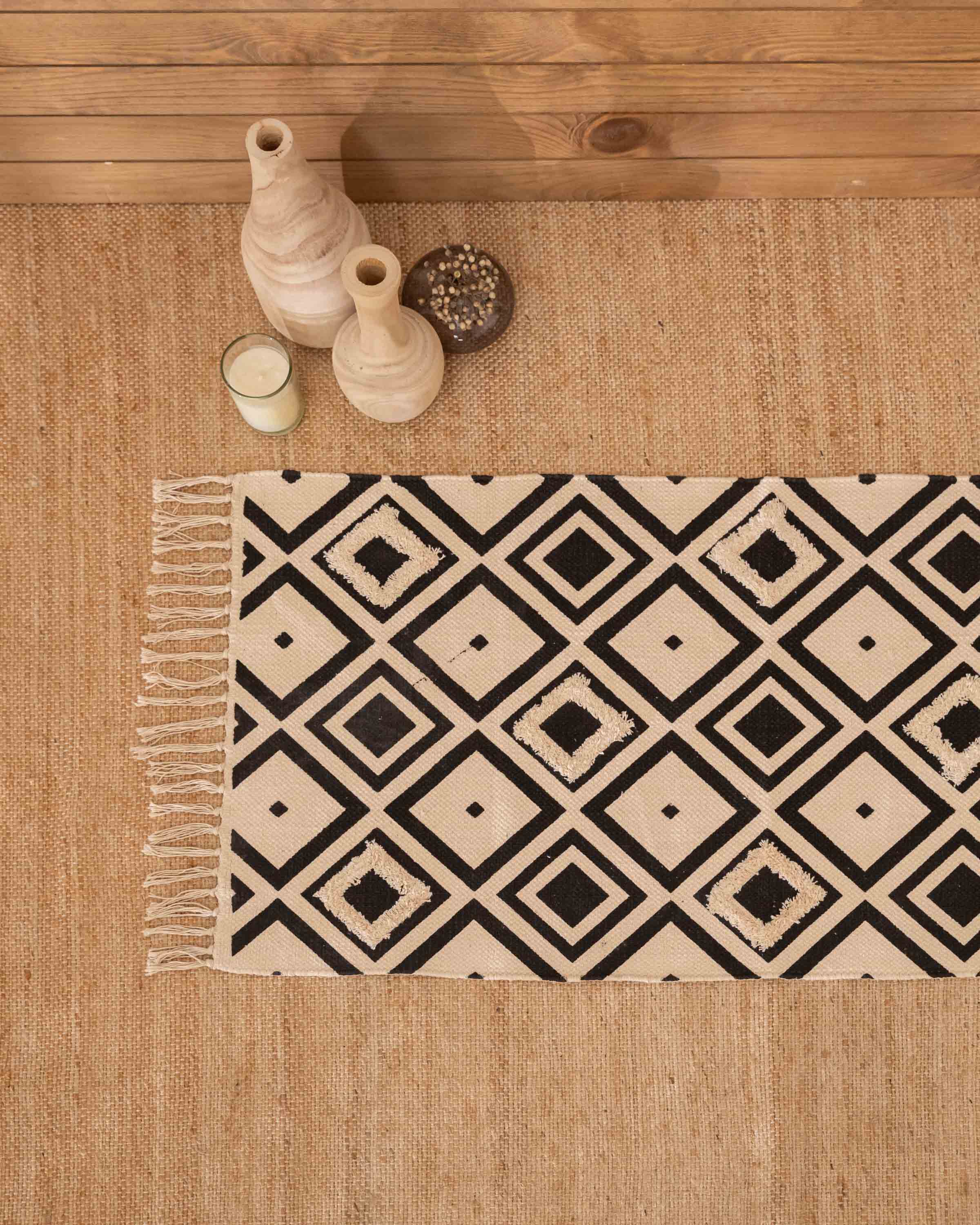 Alfombra Algodón Rosetto Beige
