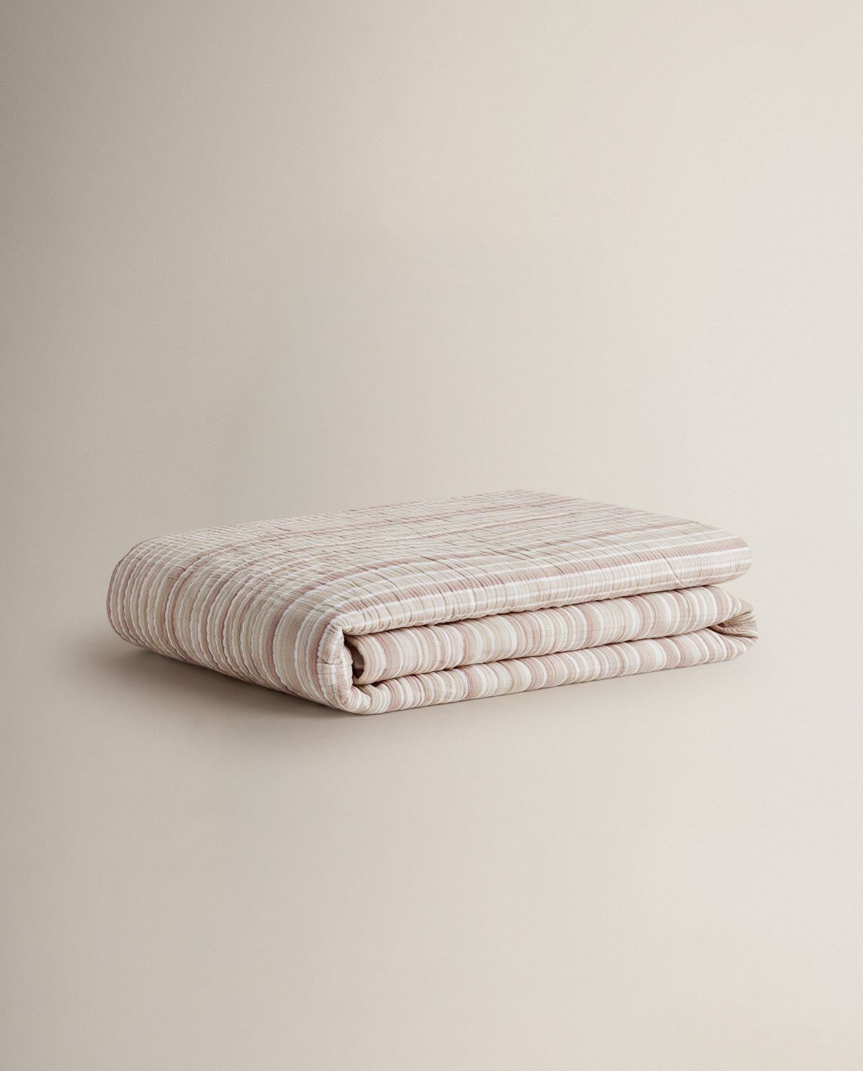 Colcha doble tela jacquard raya olivia rosa keike-topo