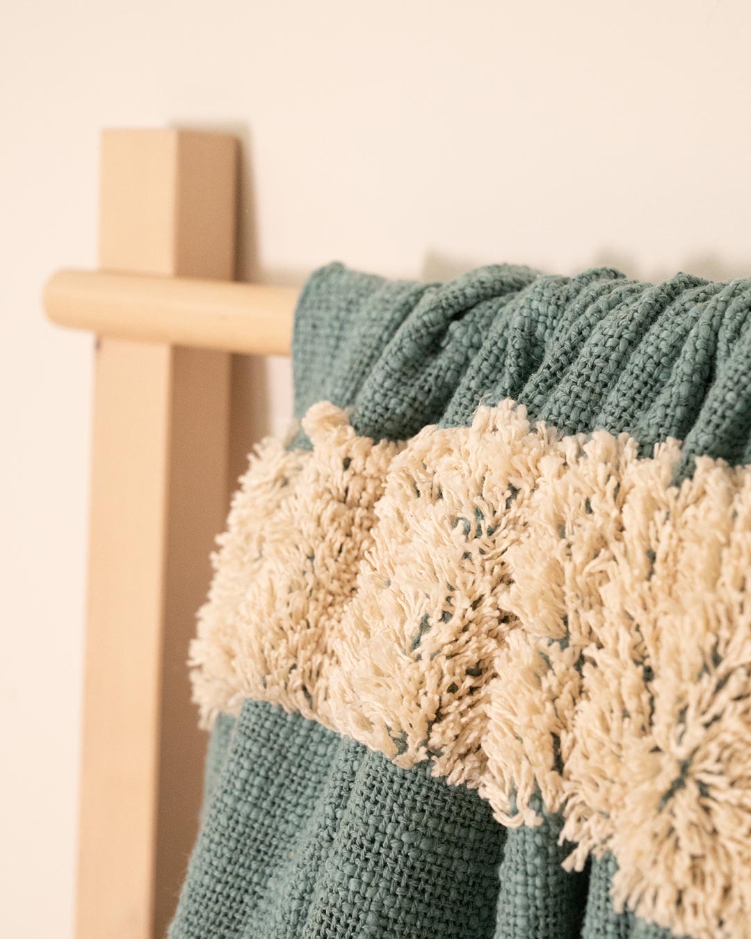 Domus, tartan en coton vert menthe
