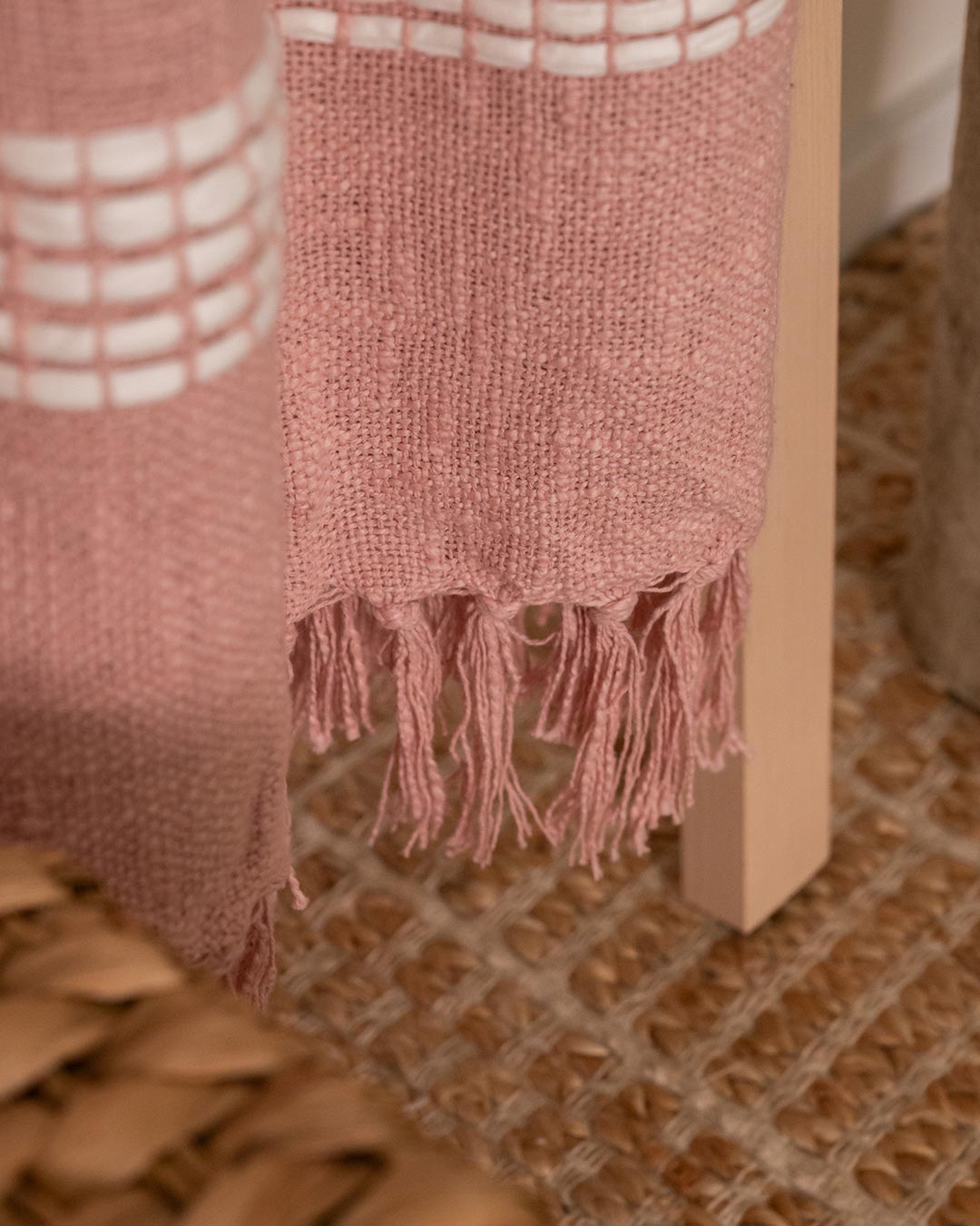 Plaid Algodón Domus Rosa Keike