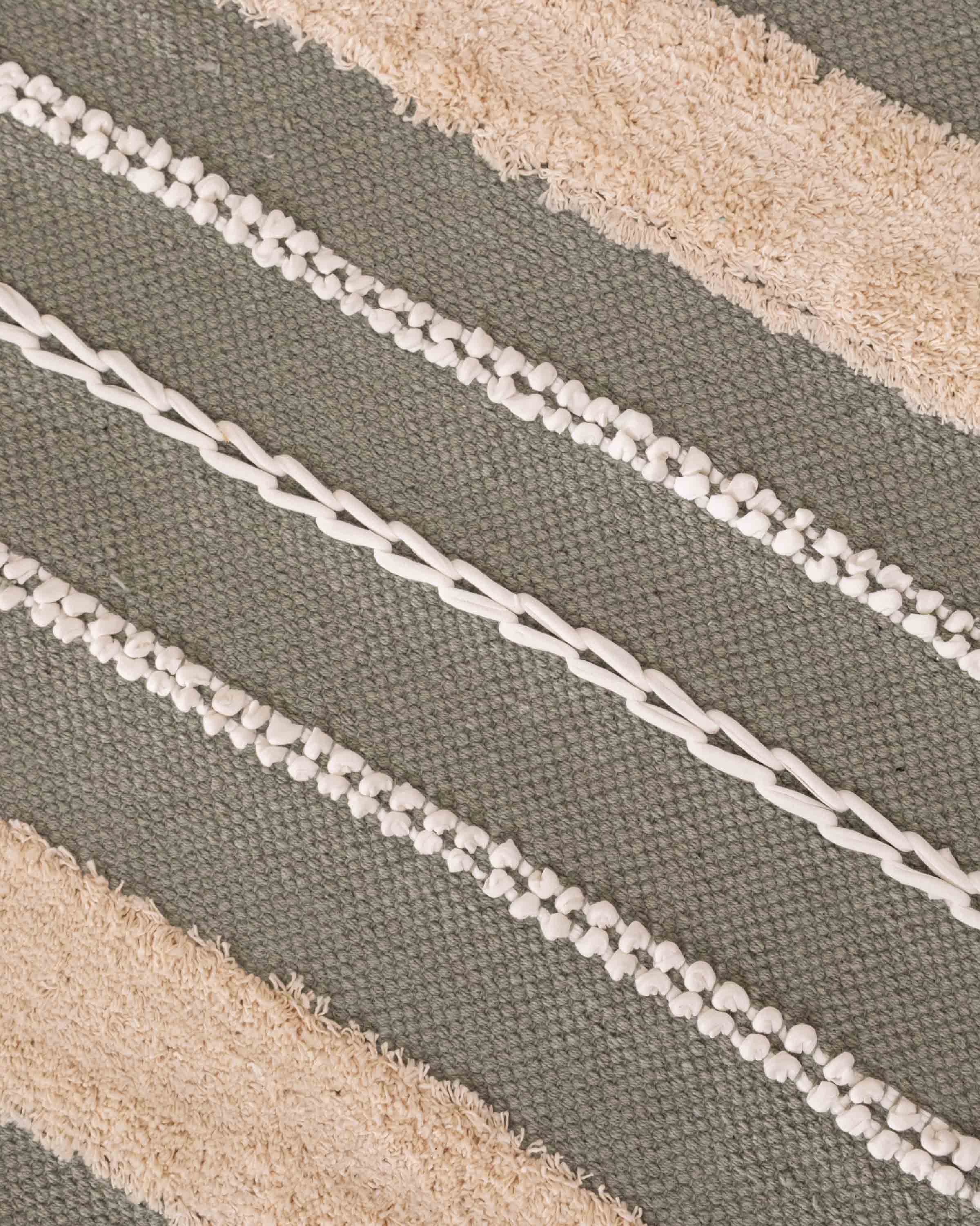 Tappeto in cotone Tiffany verde Domus
