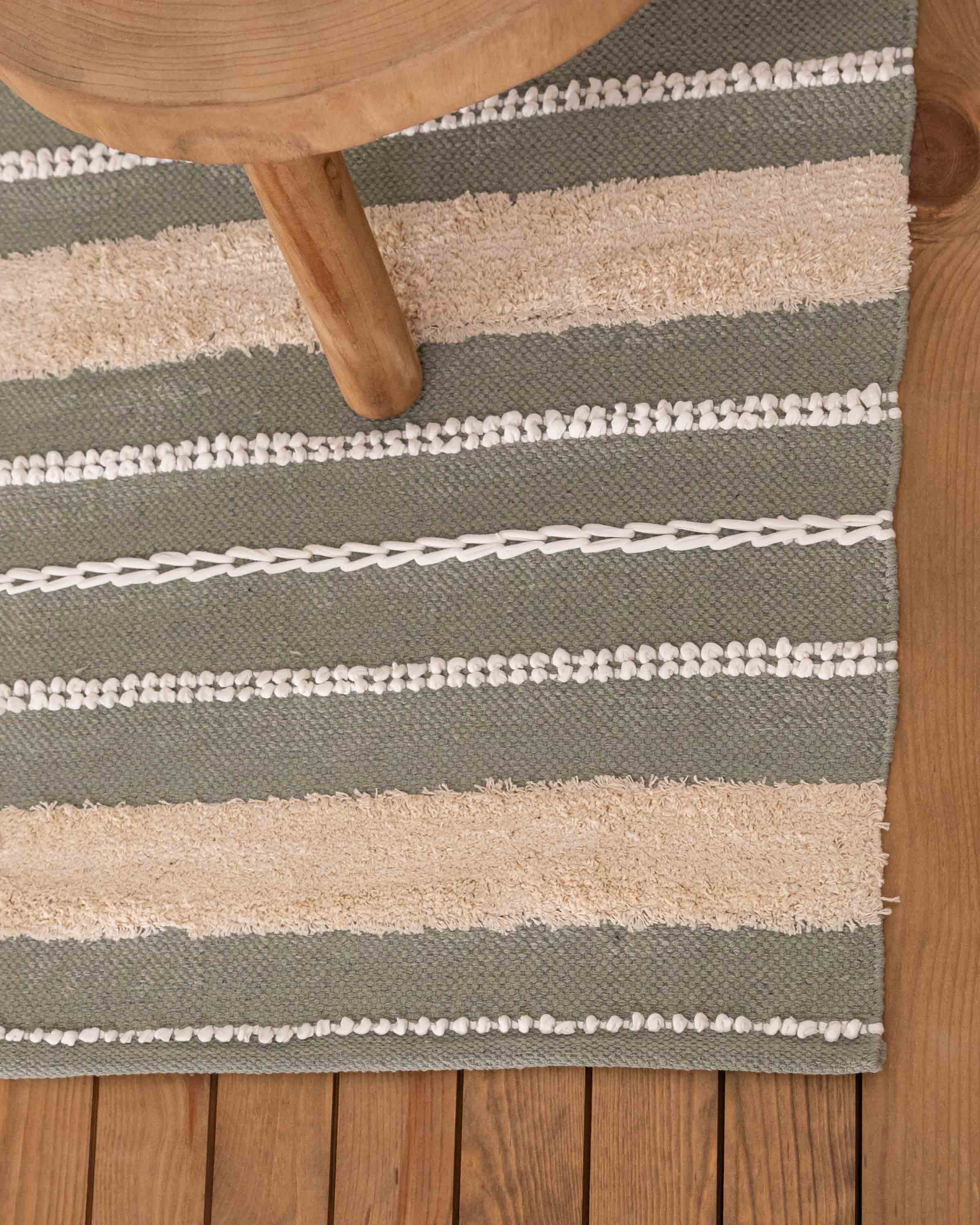 Tappeto in cotone Tiffany verde Domus