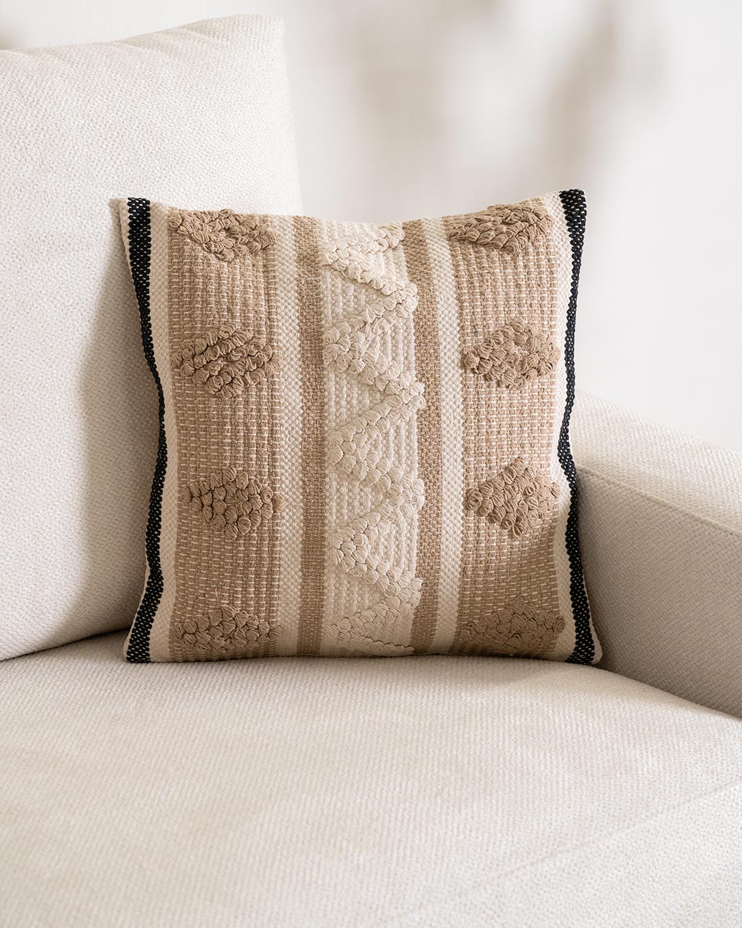 Coussin Parparela Coton Sable