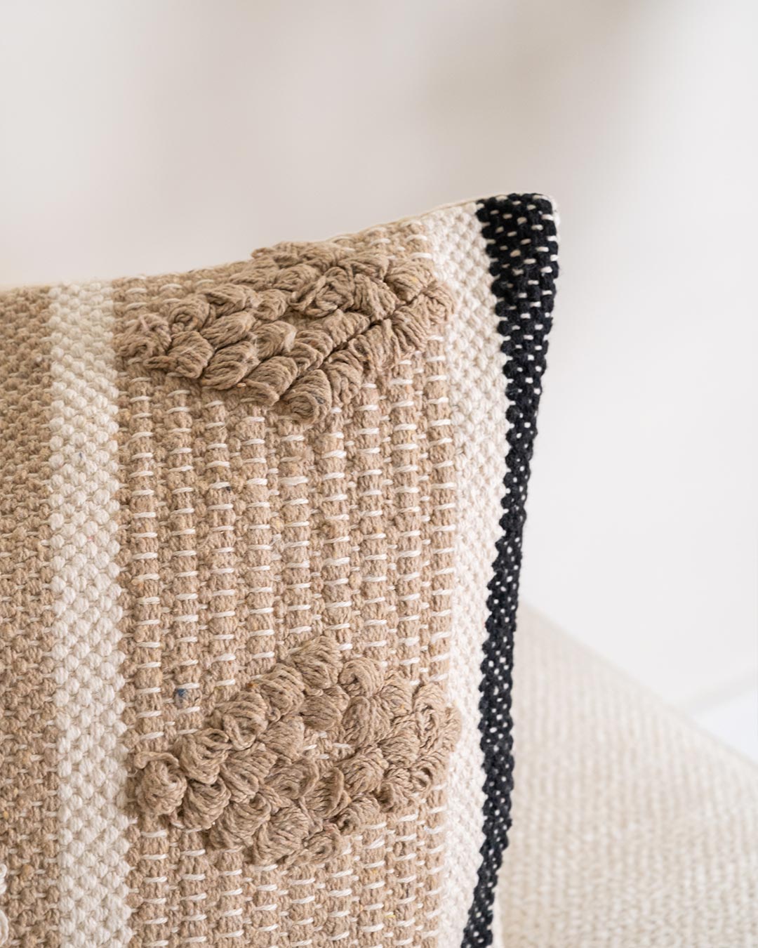 Coussin Parparela Coton Sable