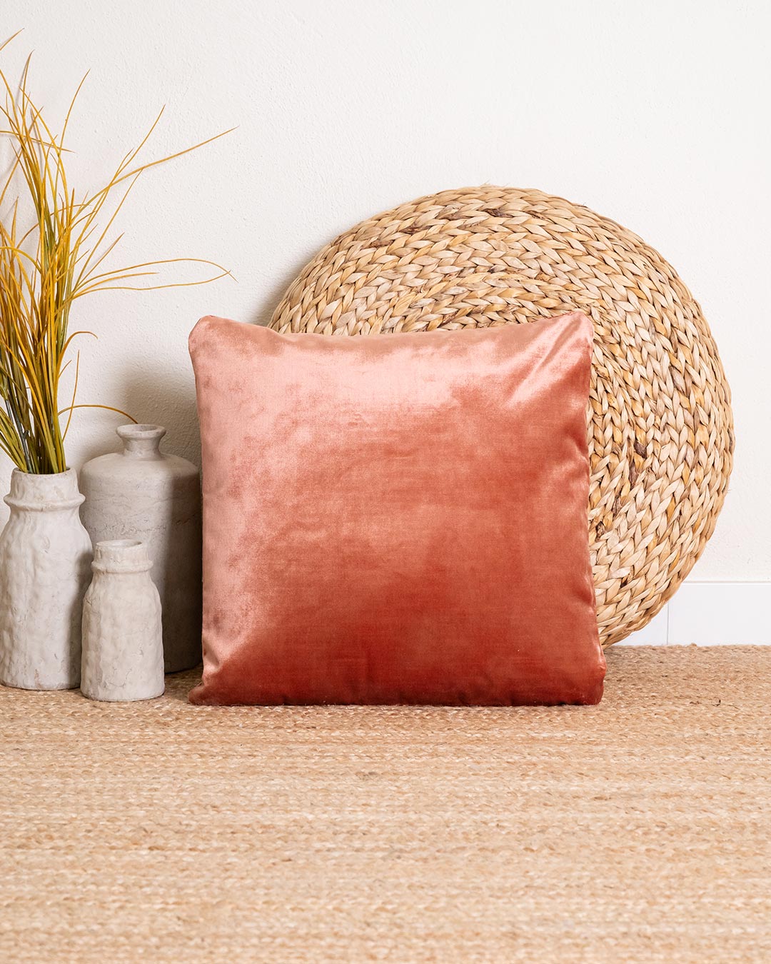 Velvet Cushion with Kettle Shine