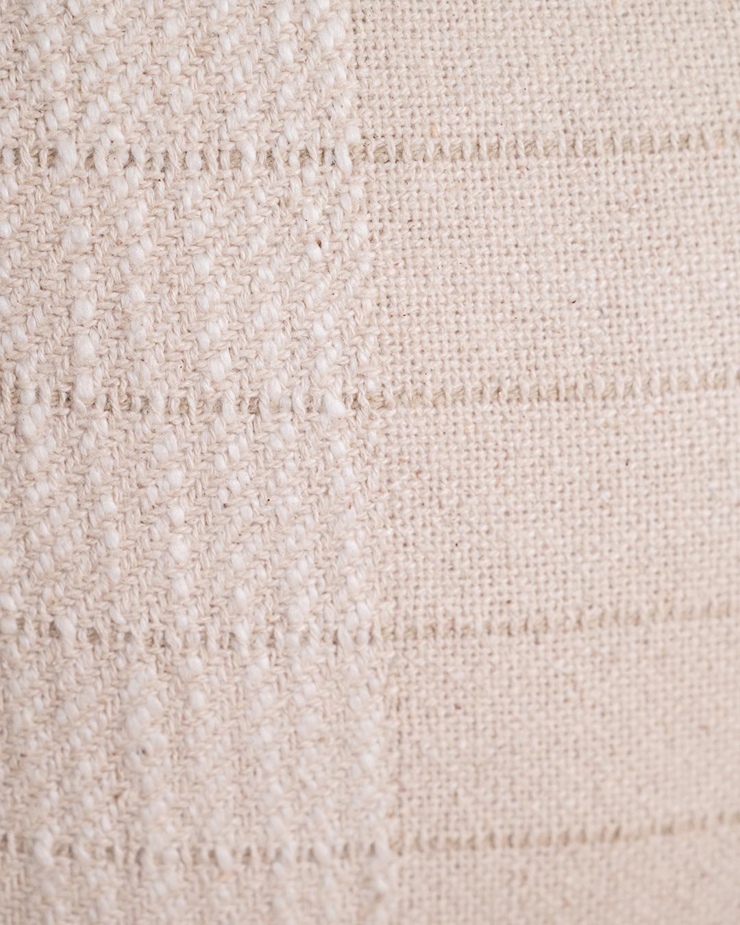 Coussin Nundia en coton naturel