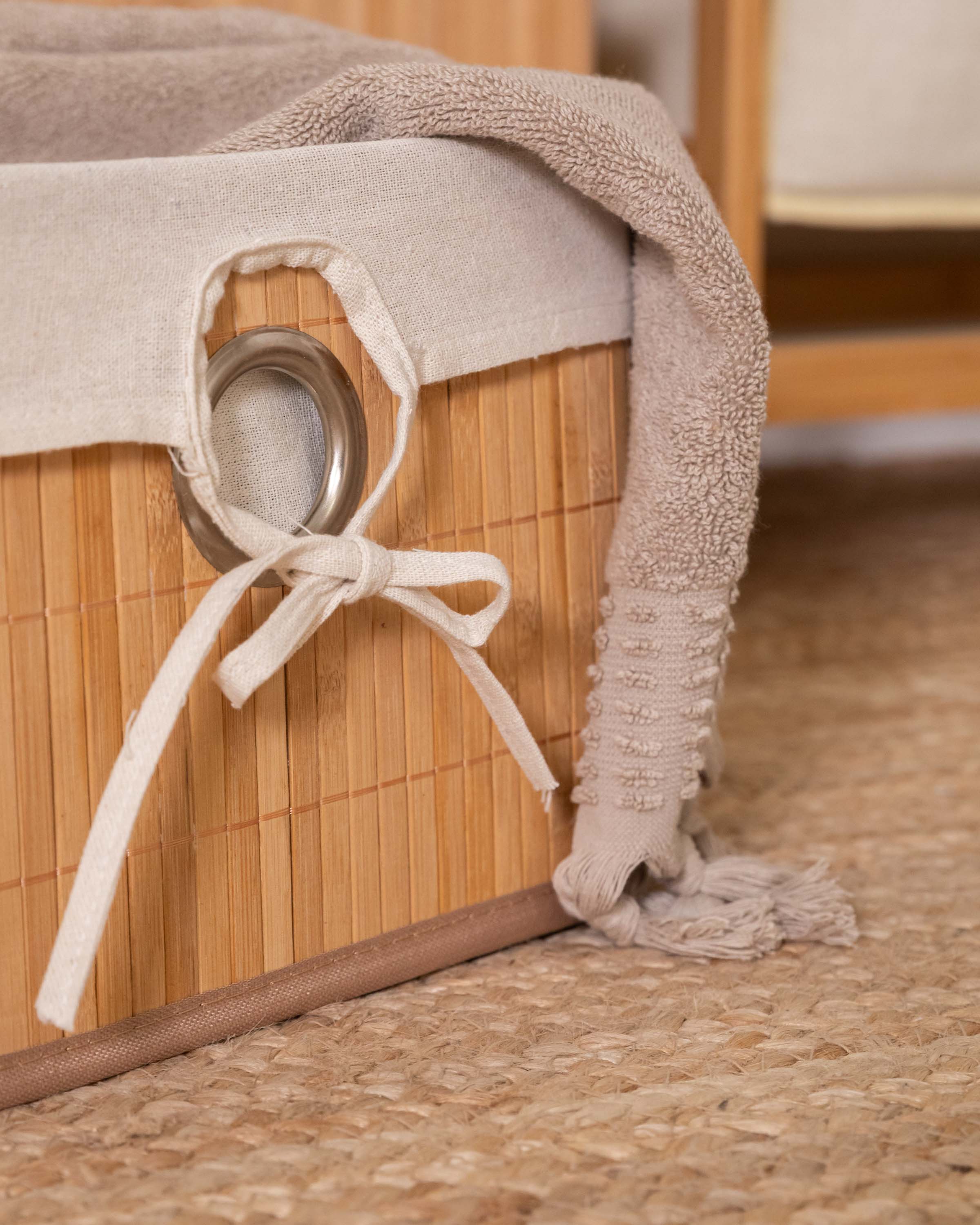 Caja Bambú Rudifer Plegable Natural