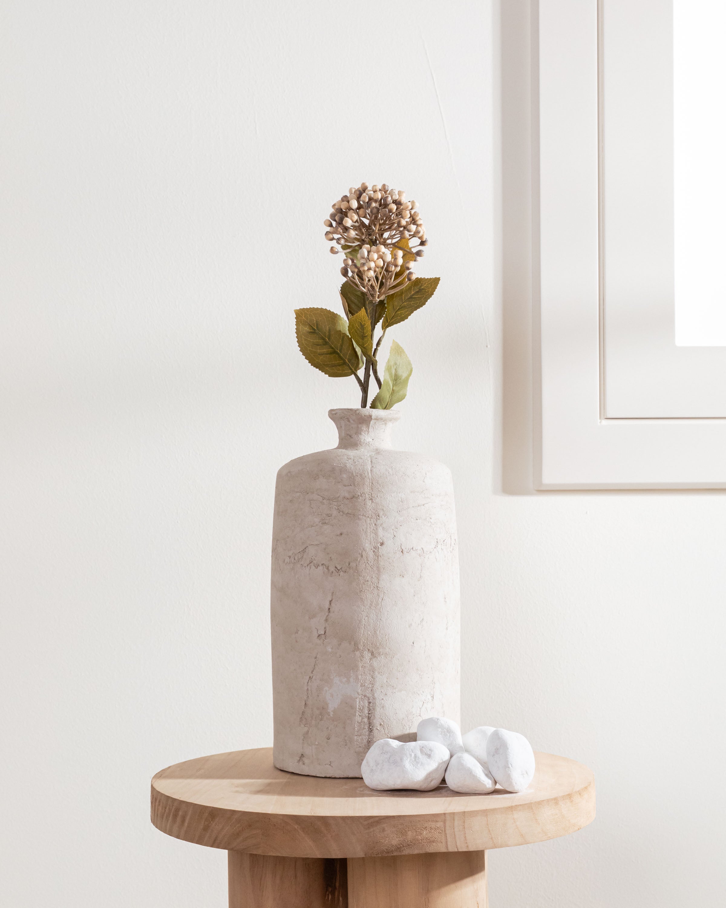 Fiore di ortensia marrone