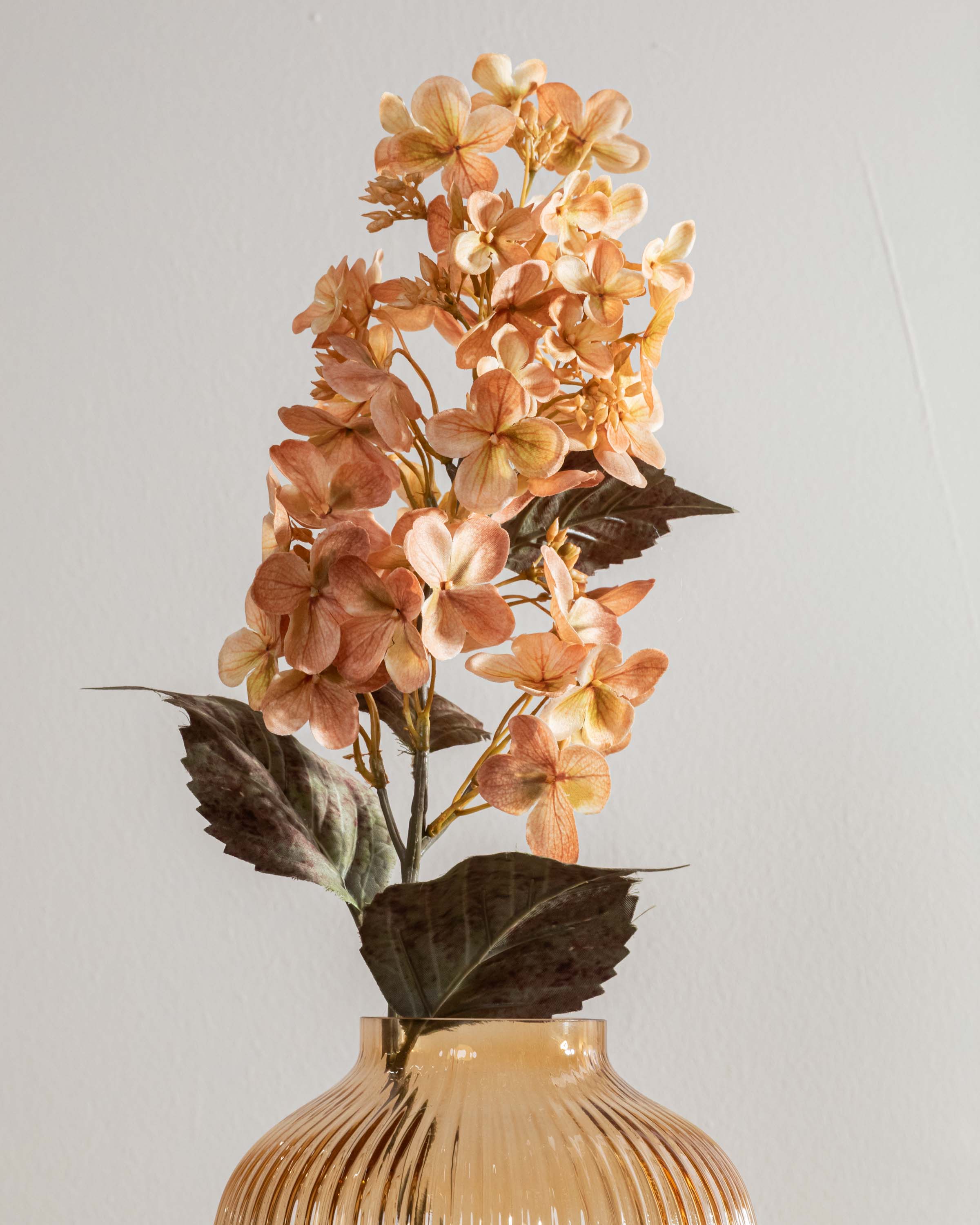 Flor Cono Hortensia Beige