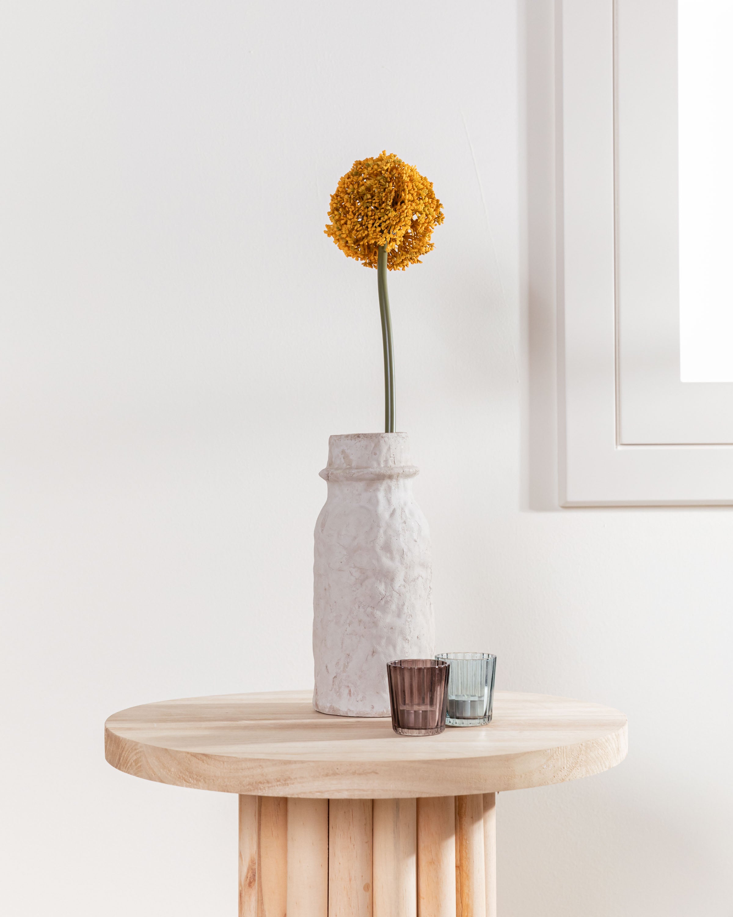 Flor Allium Ocre