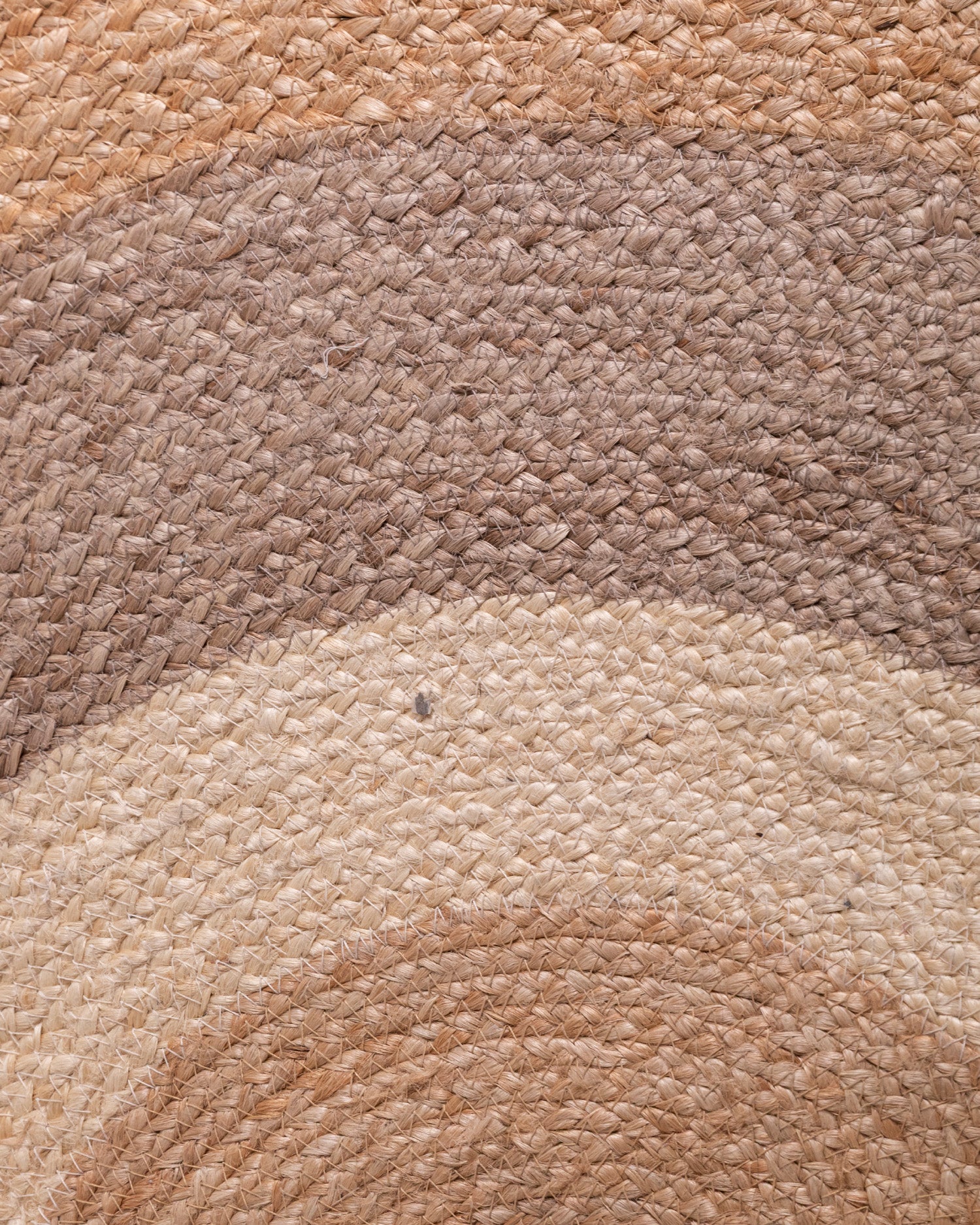 Alfombra Yute Redonda Beefwood Natural