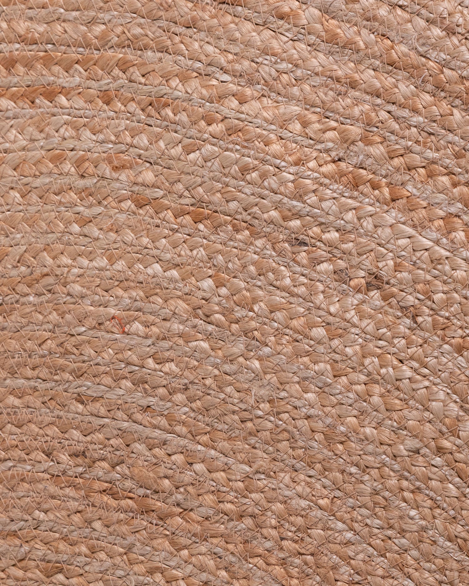 Round Jute Rug, Beech Beige