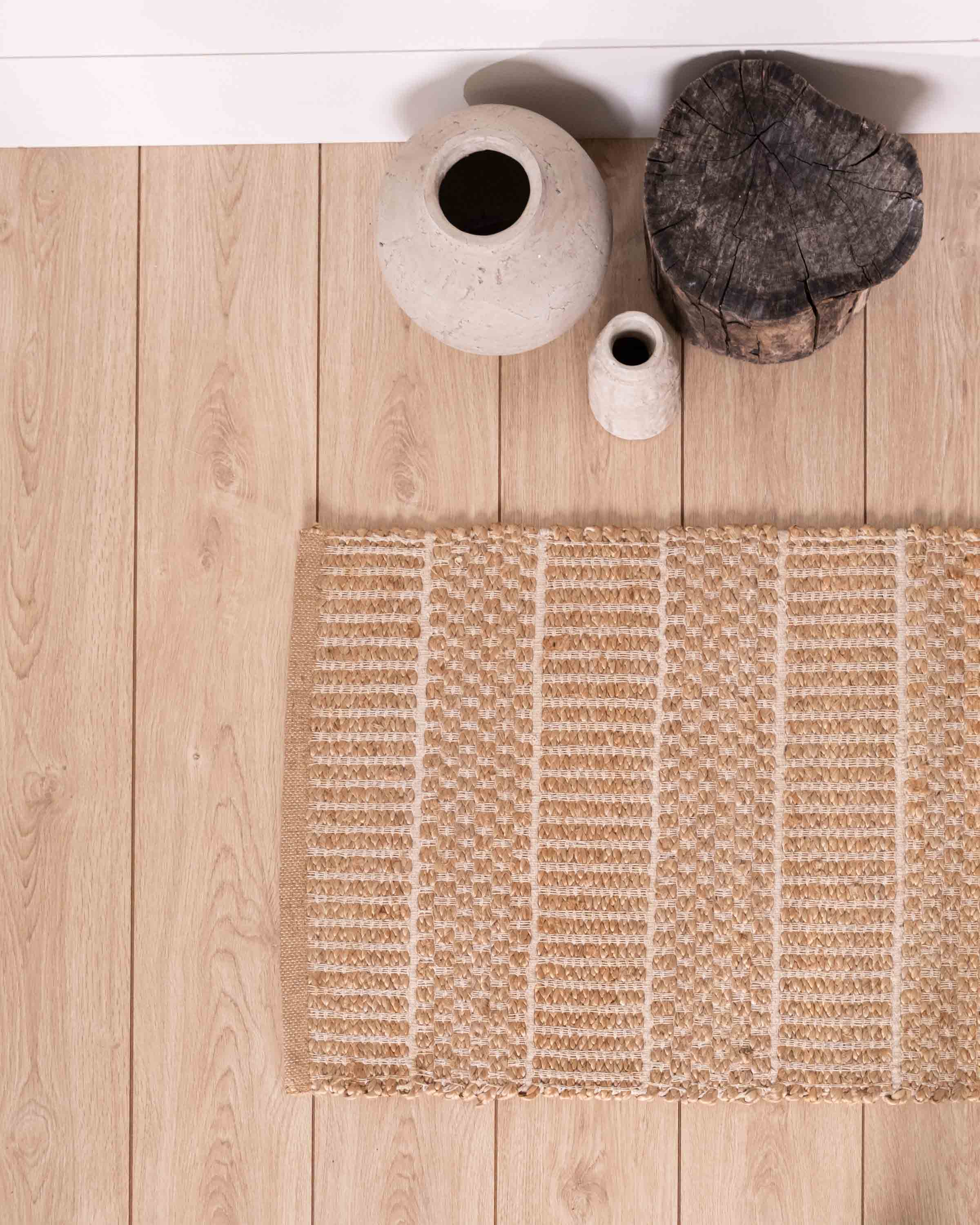 Alfombra Algodón Yute Islandia Natural