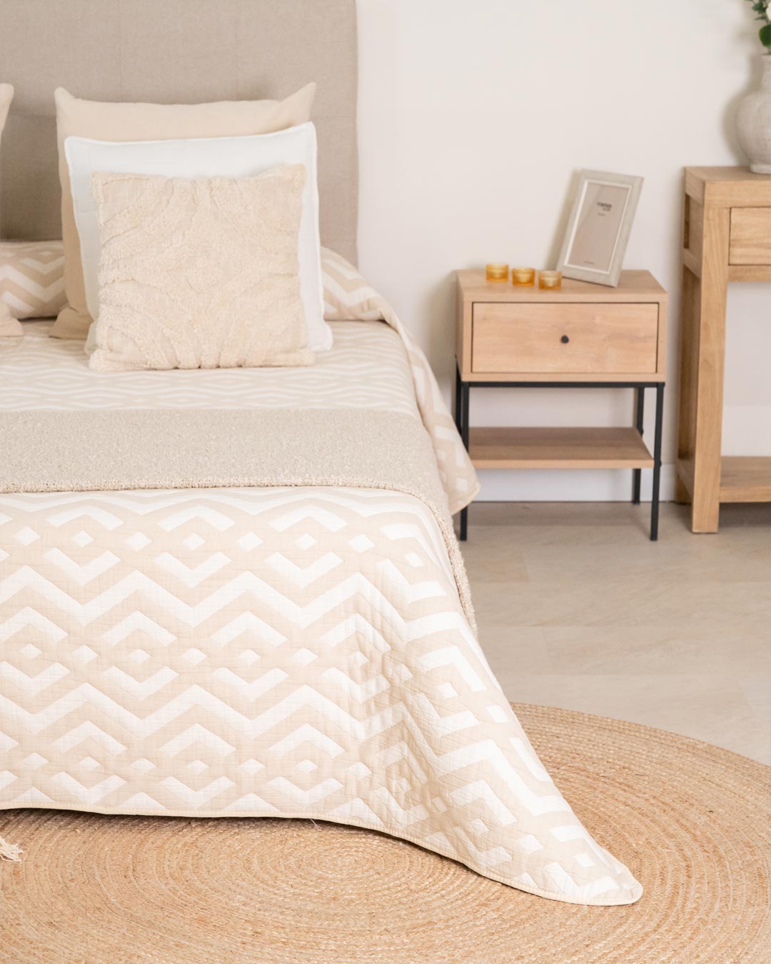 Cobrellit cotó jacquard nela talp