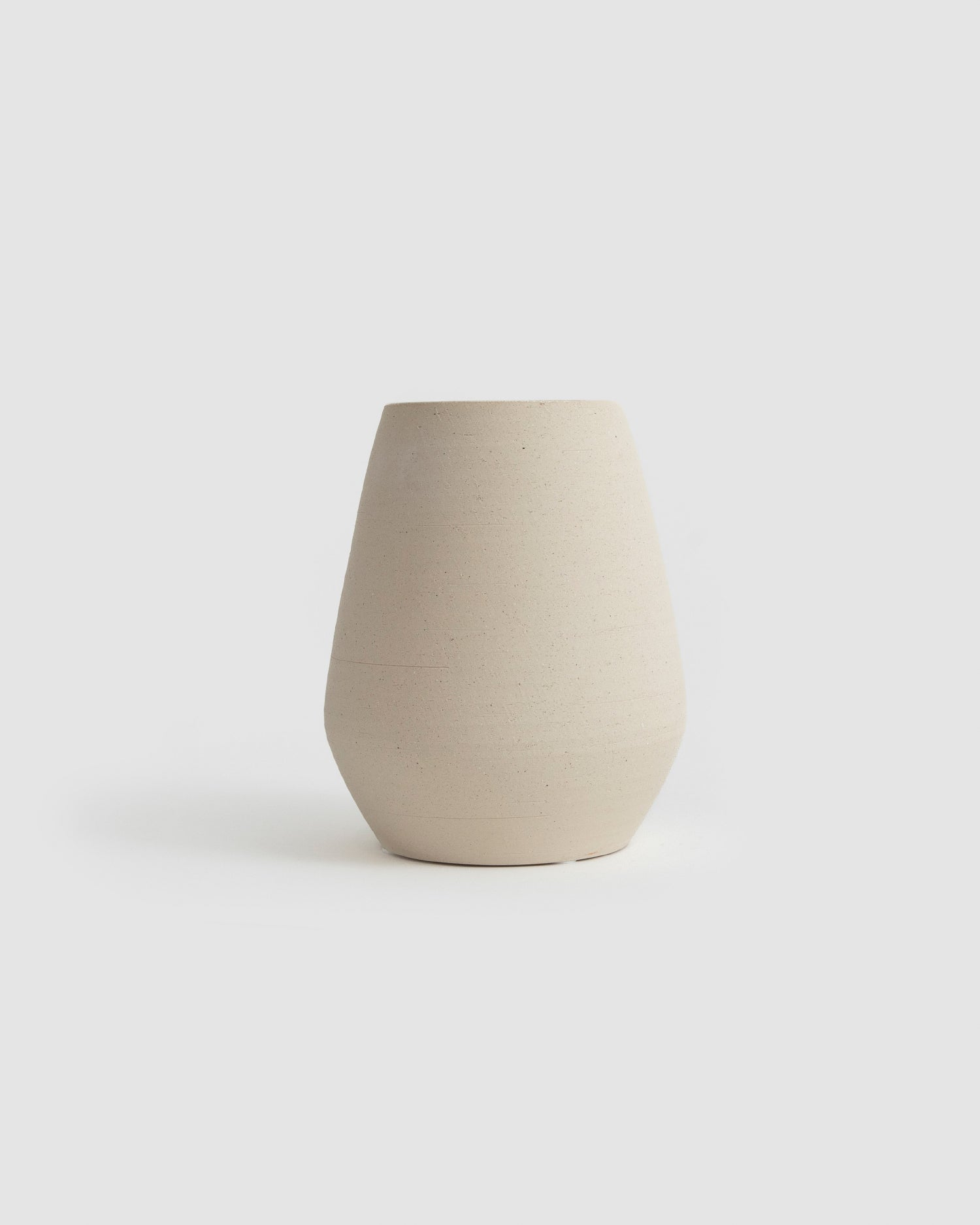 Vaso bianco basso