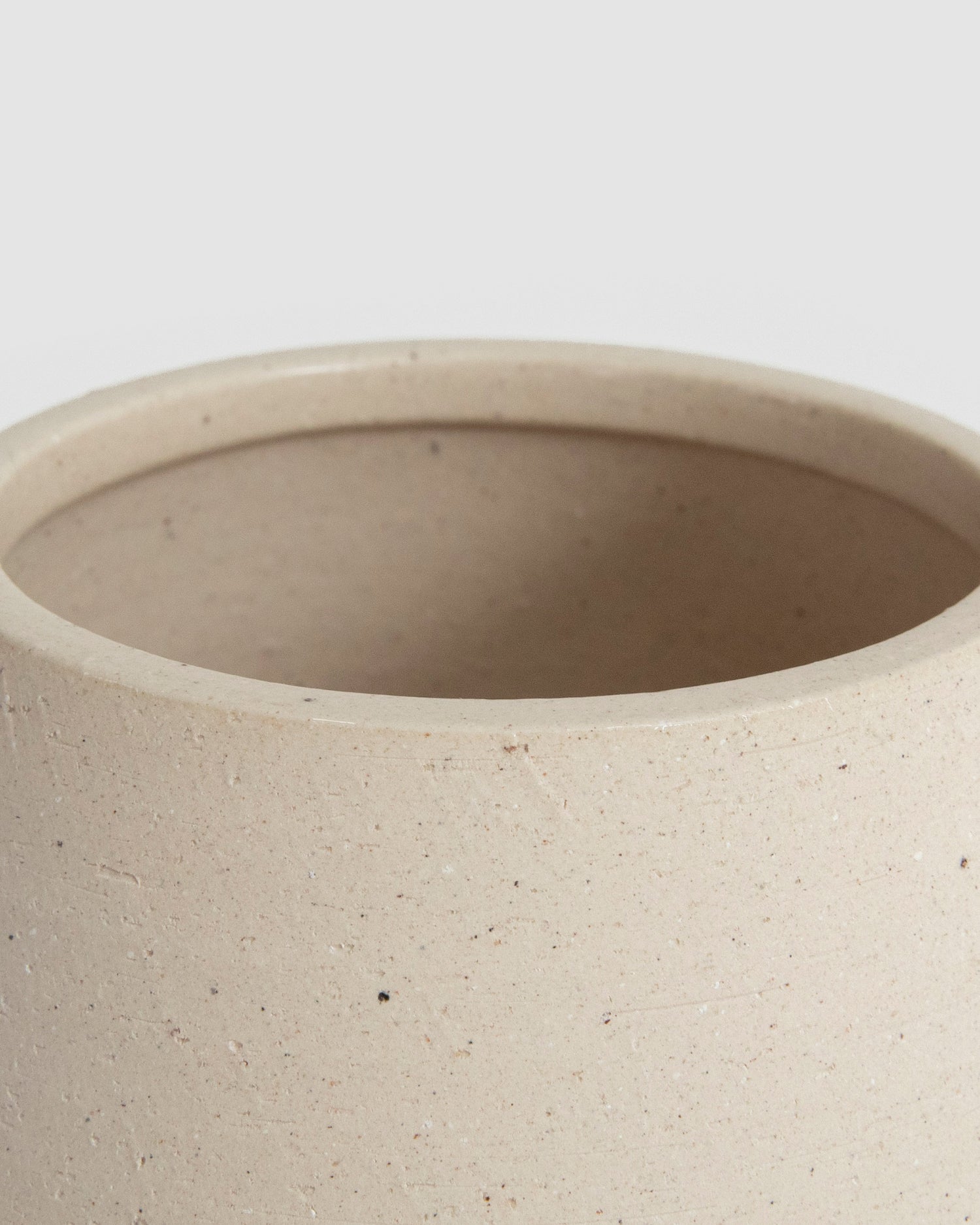 Vaso bianco basso