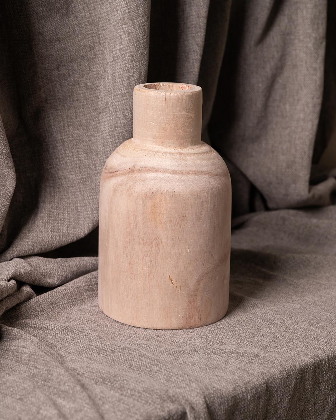 Vase en bois naturel 4002