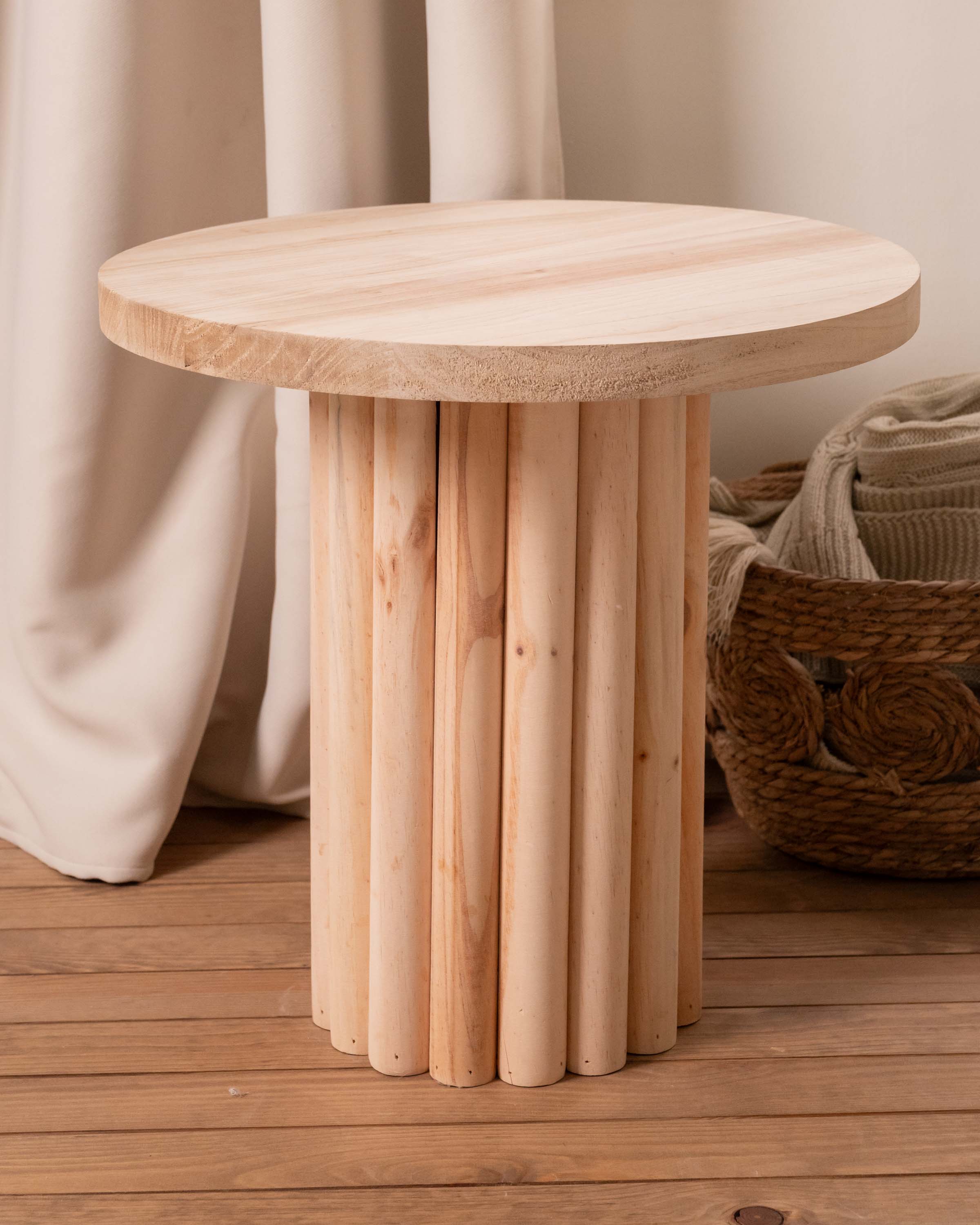Mesa de Centro Madera Natural