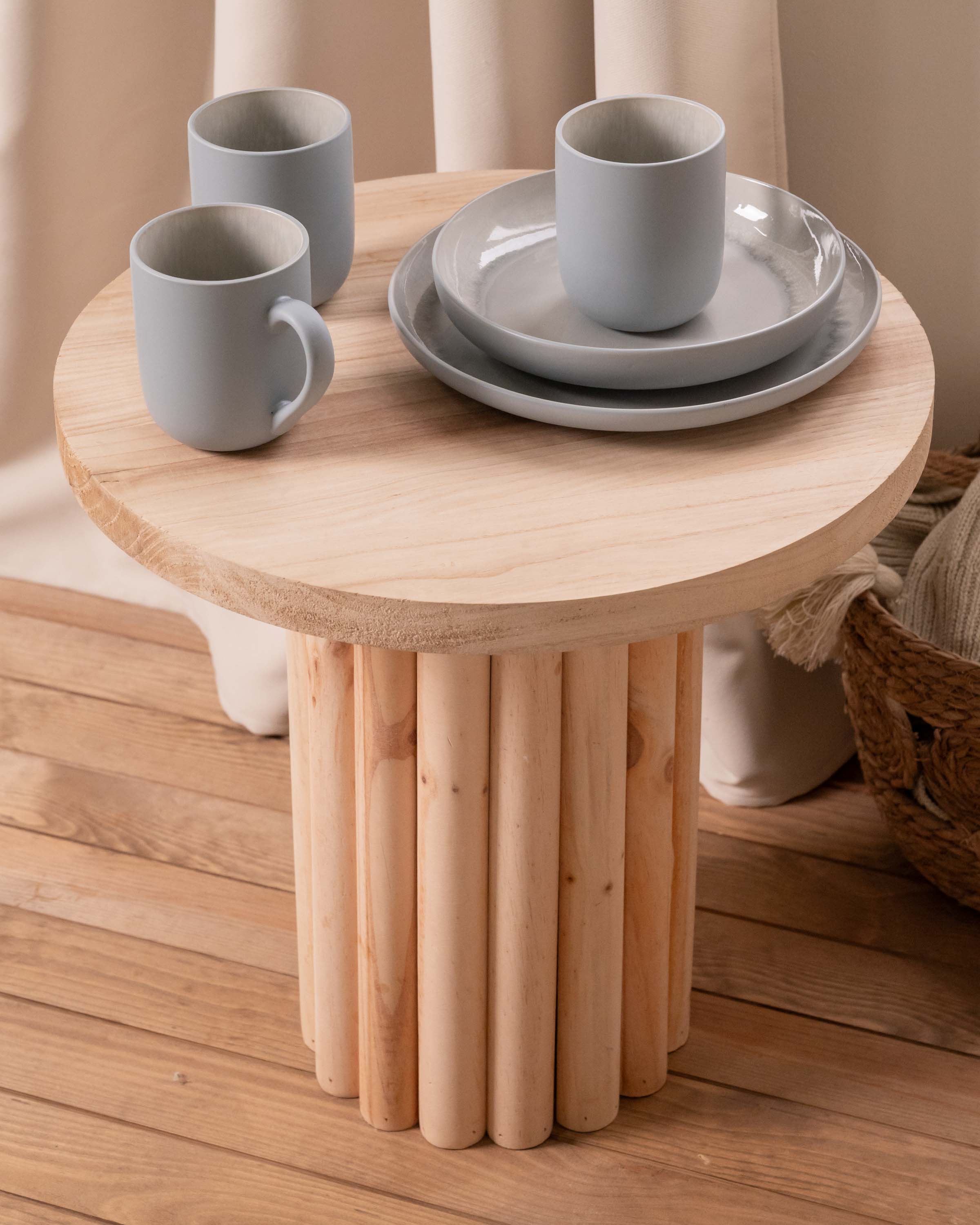Mesa de Centro Madera Natural
