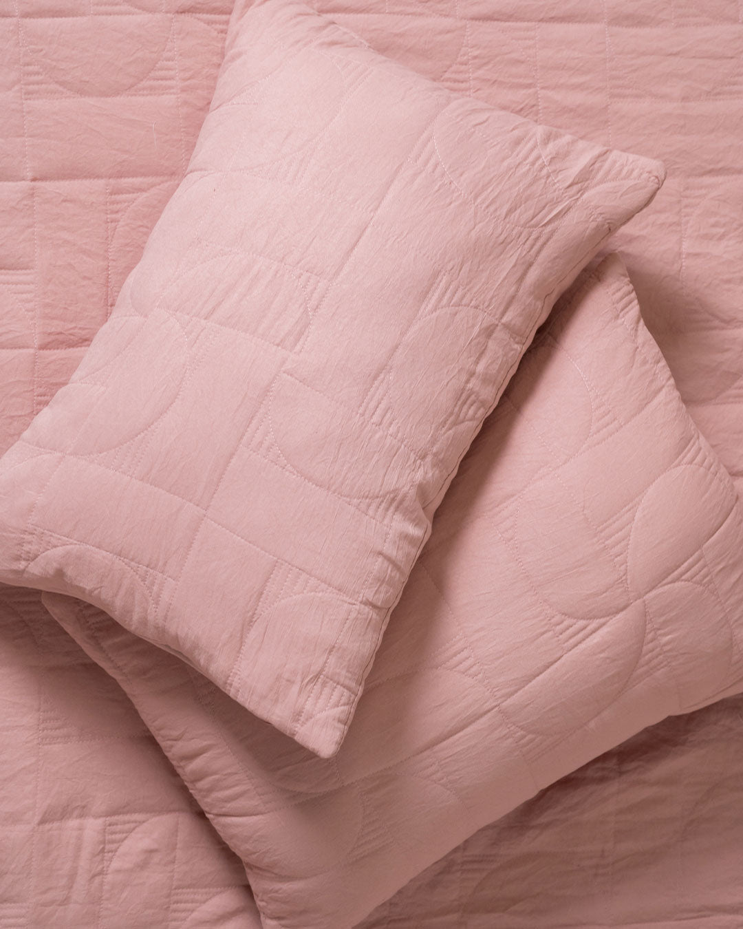 Funda Nórdica Acolchada Retro Rosa Keike