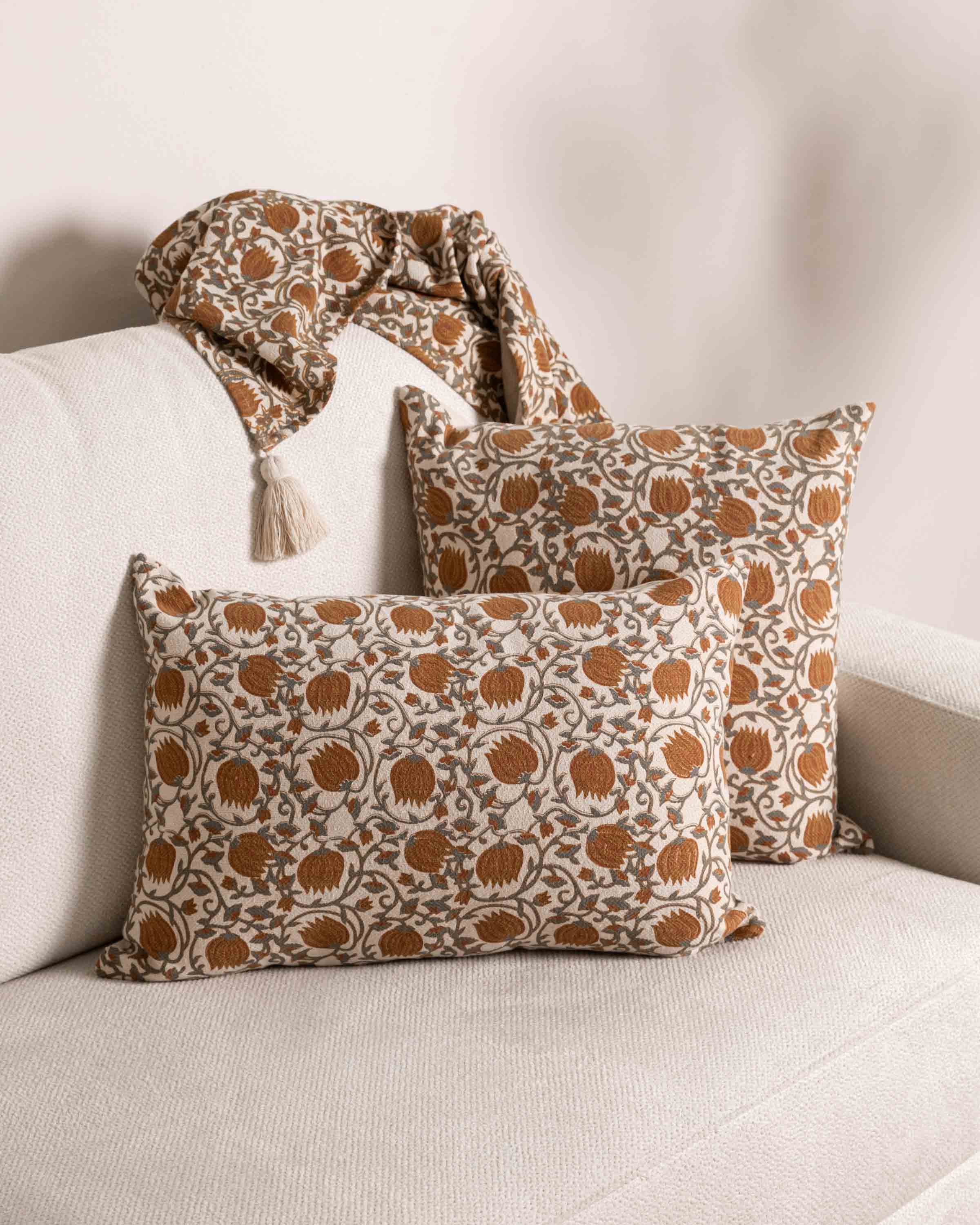 Cojín Algodón Estampado