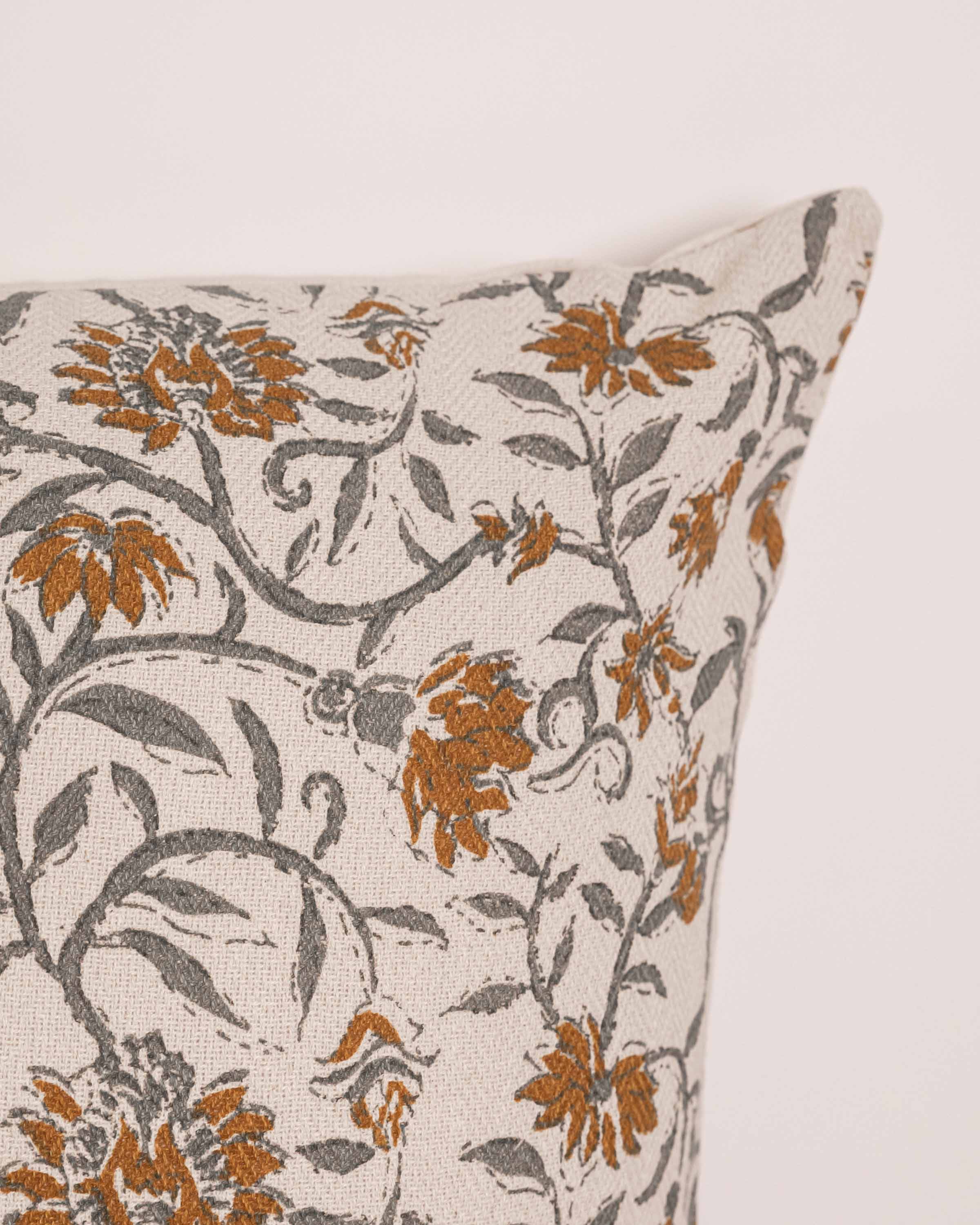 Cojín Algodón Floral